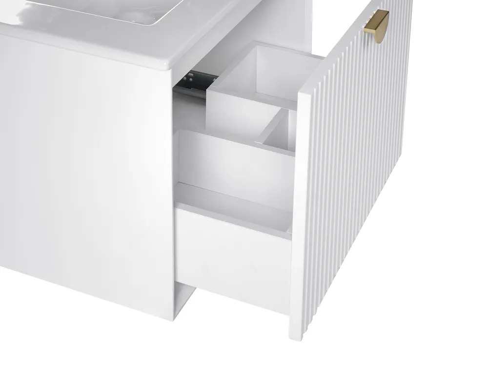 Pakabinama vonios spintelė praustuvui Berwyn 2870 (Balta)