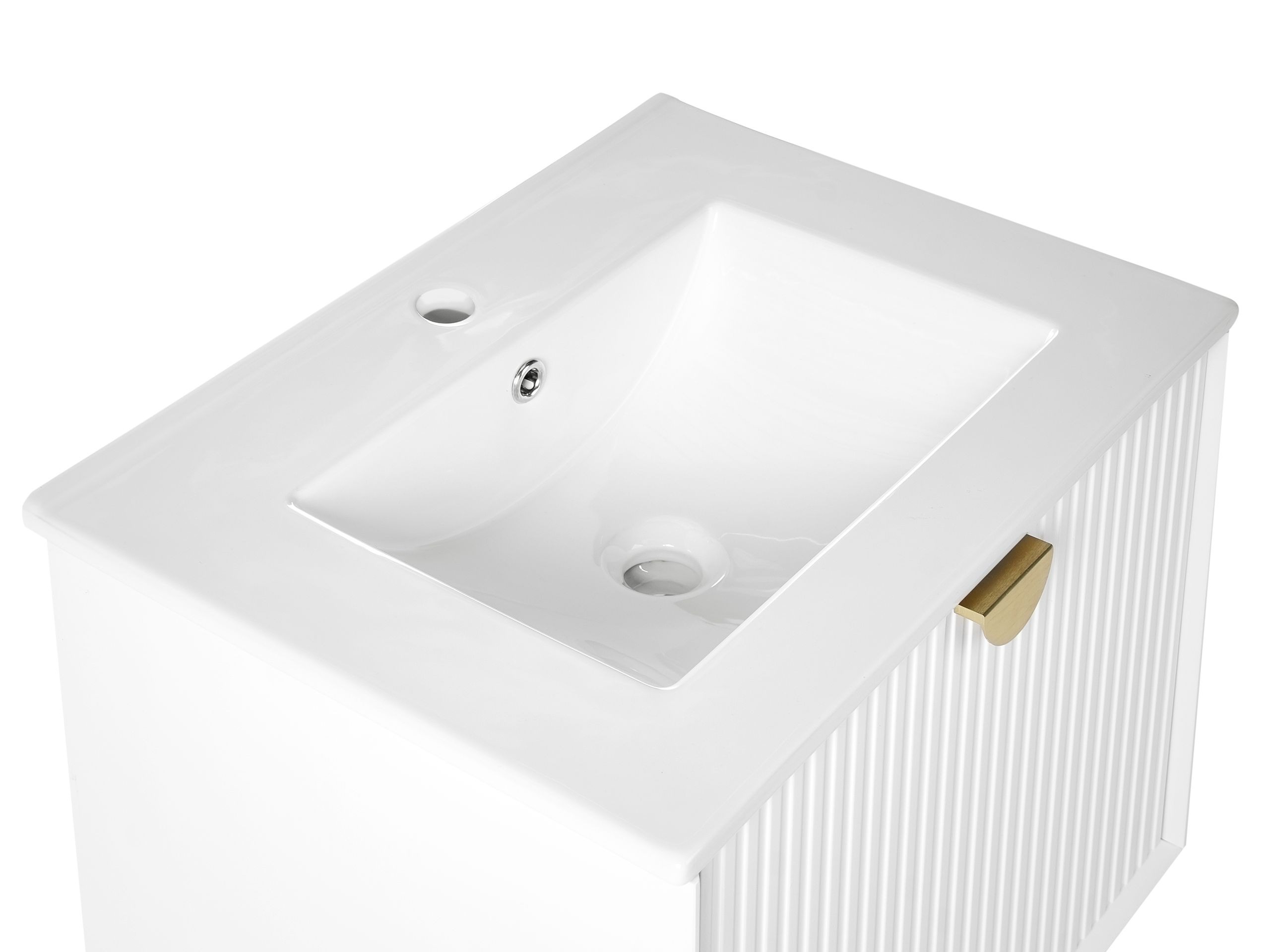 Pakabinama vonios spintelė praustuvui Berwyn 2870 (Balta)