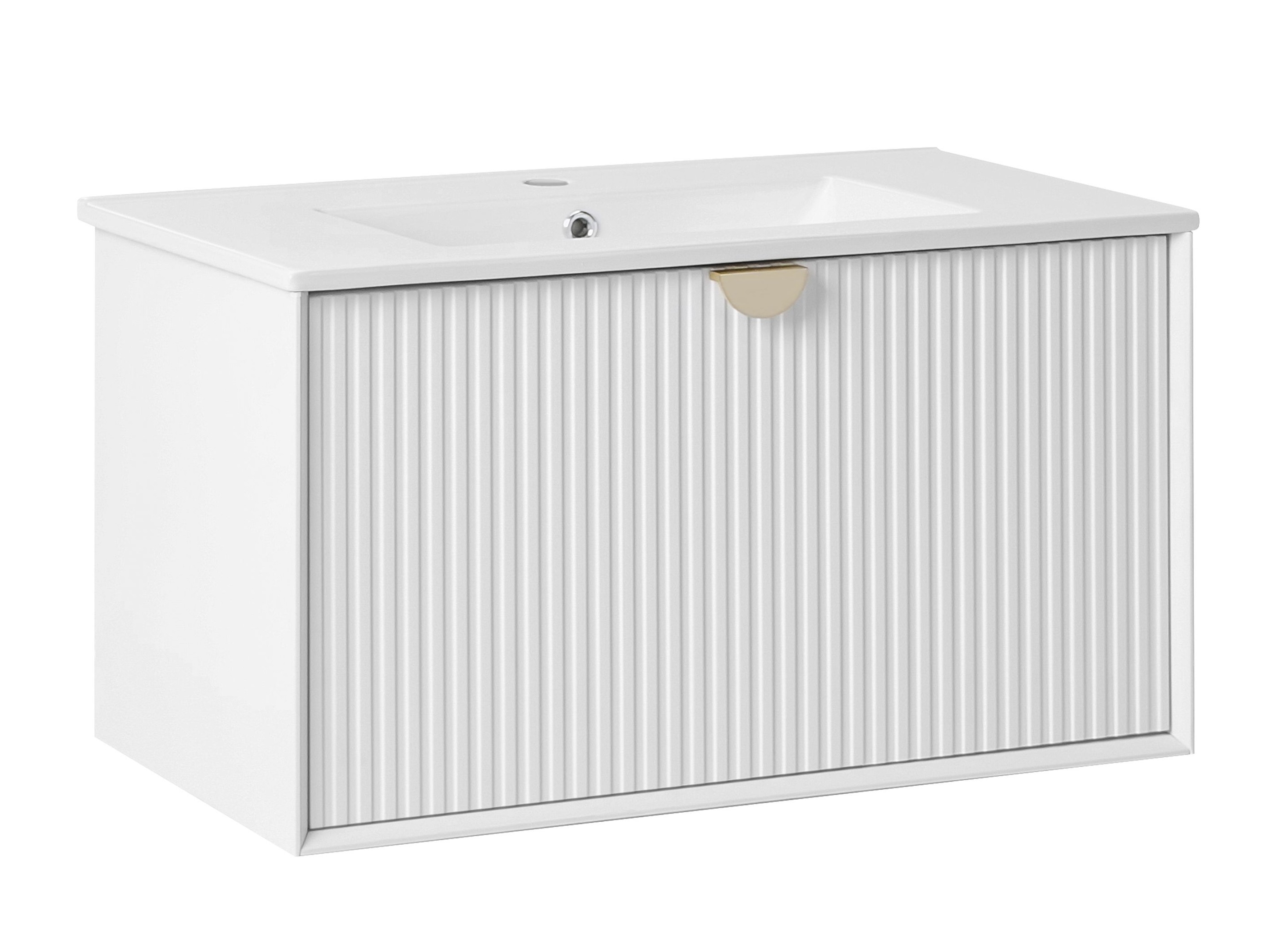 Pakabinama vonios spintelė praustuvui Berwyn 2871 (Balta)