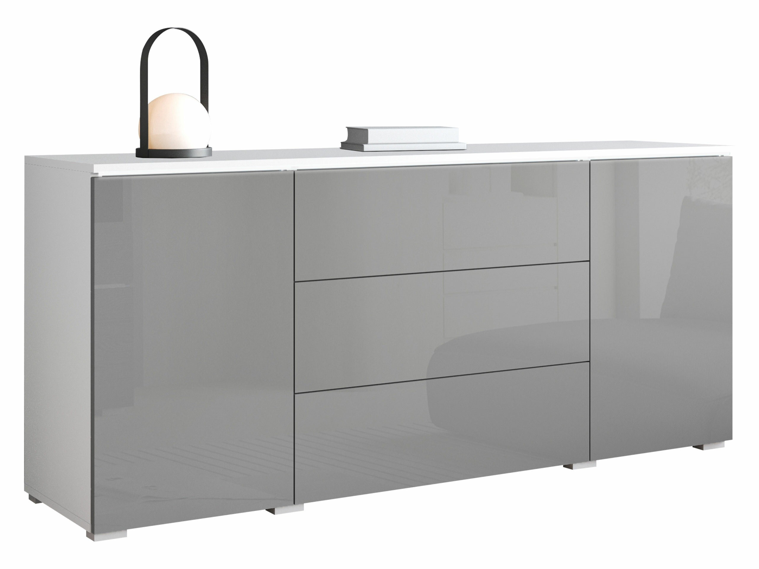 Komoda Mirfivo 102 (Blizgi pilka)