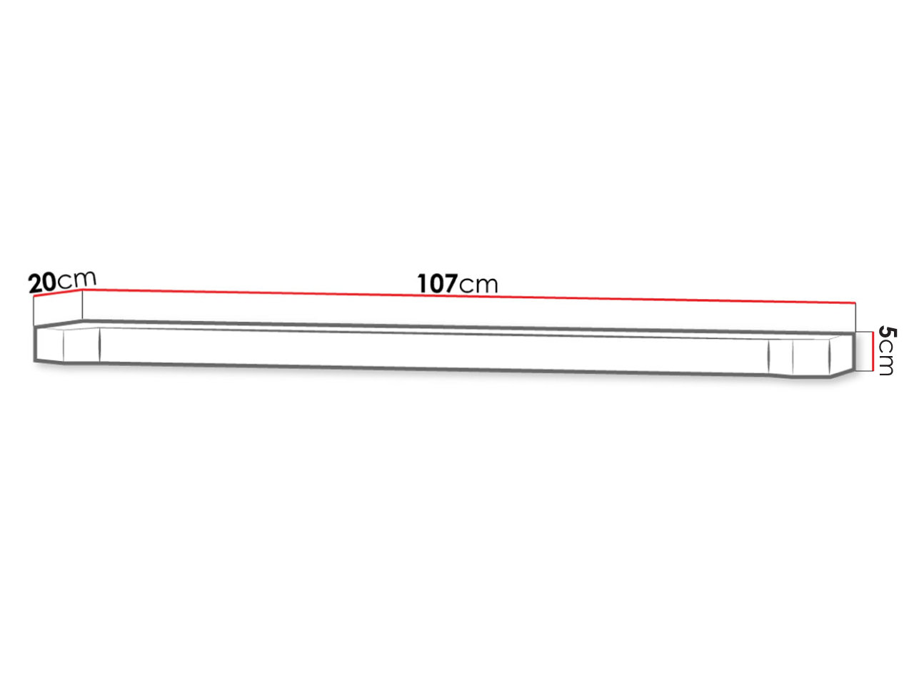 Pakabinama lentyna Lorelie 109 (Trufel ąžuolas)