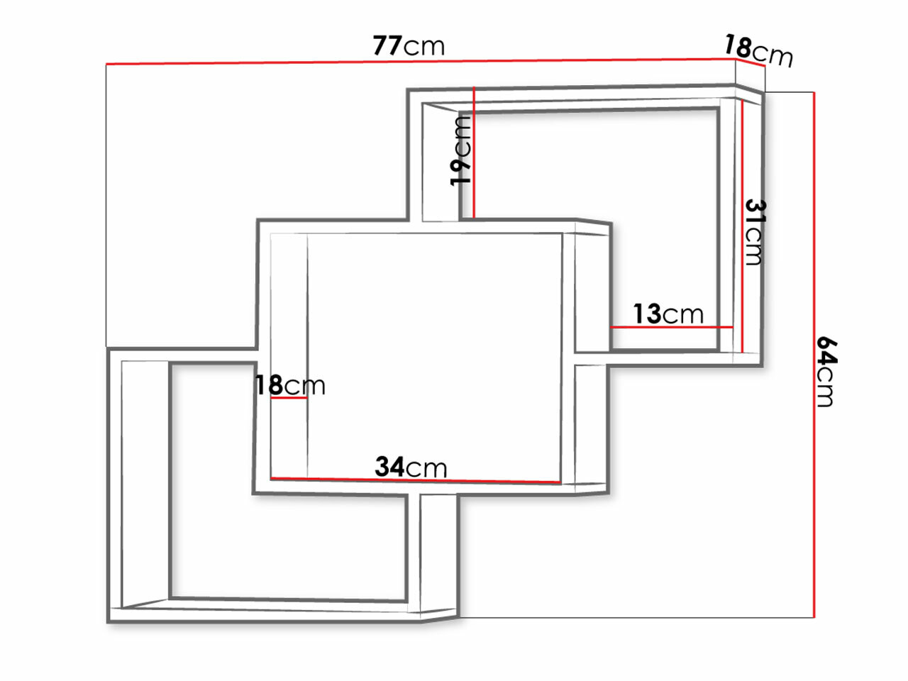 Pakabinama lentyna Lorelie 121 (Trufel ąžuolas)