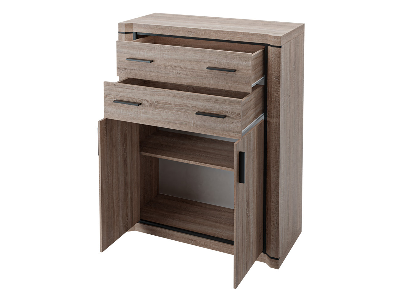 Svetainės komplektas Lorelie 124 (Trufel ąžuolas)