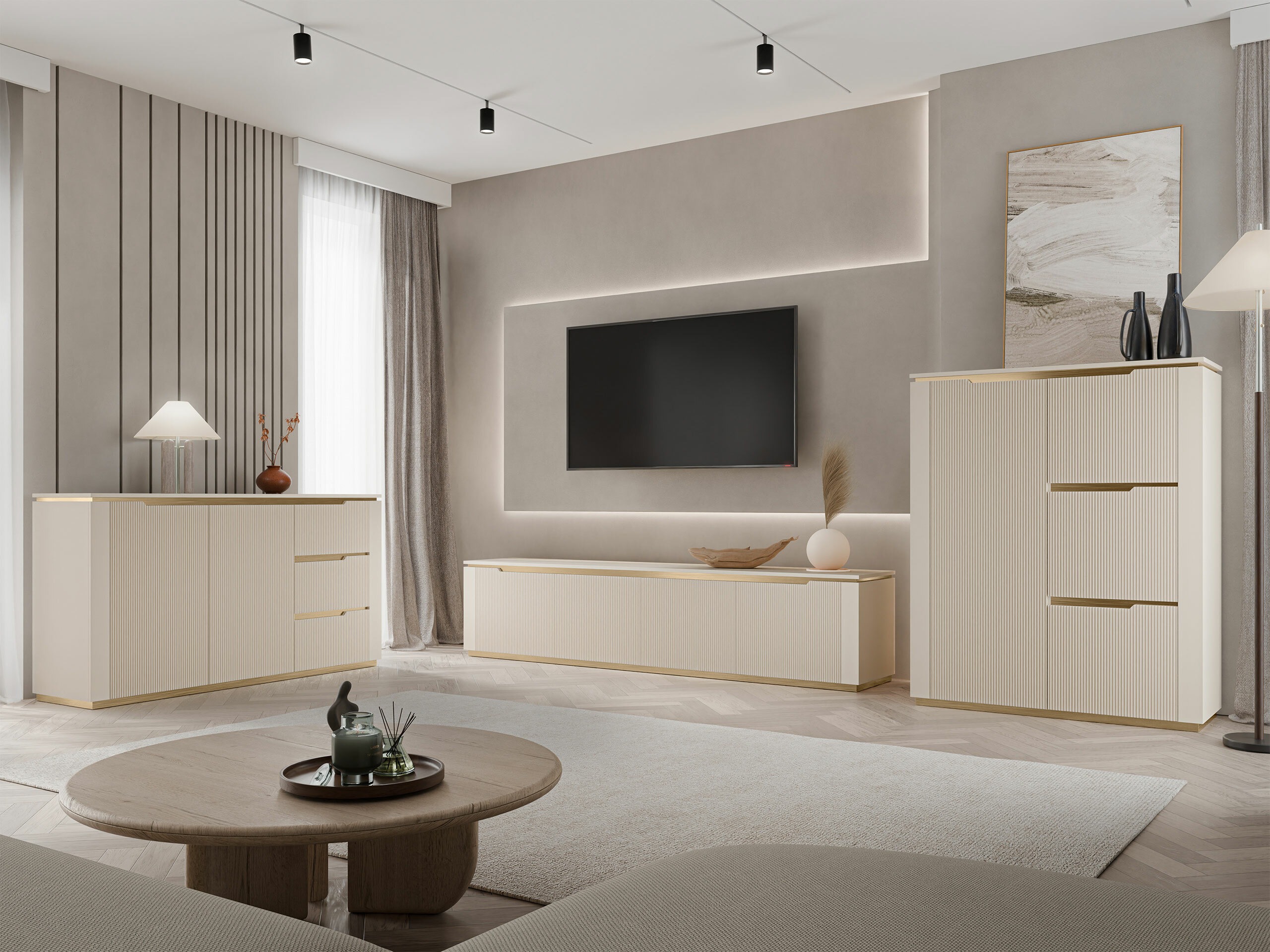 TV staliukas Comfivo Elivelo 102