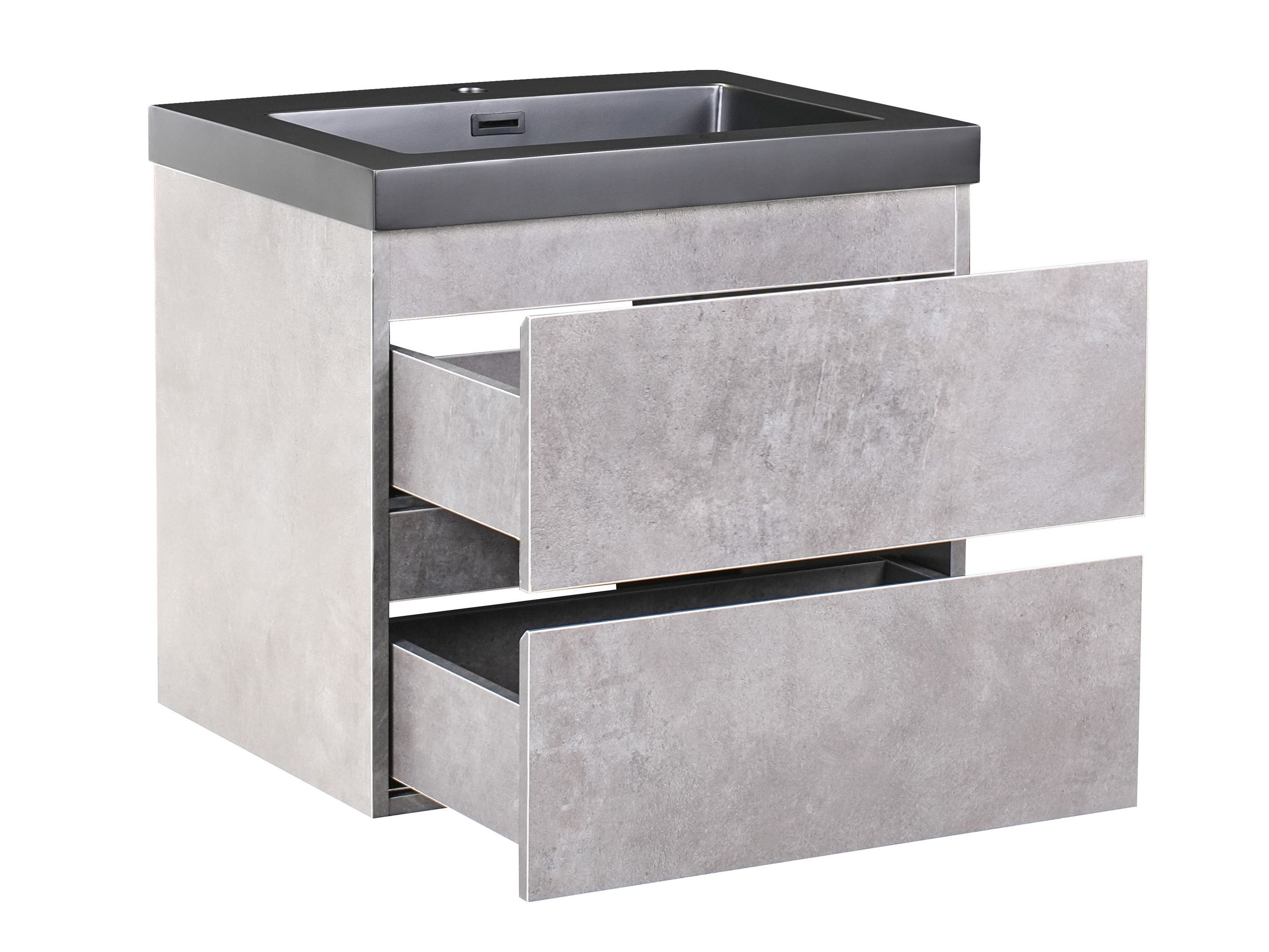 Pakabinama vonios spintelė praustuvui Berwyn 2872 (Pilka)