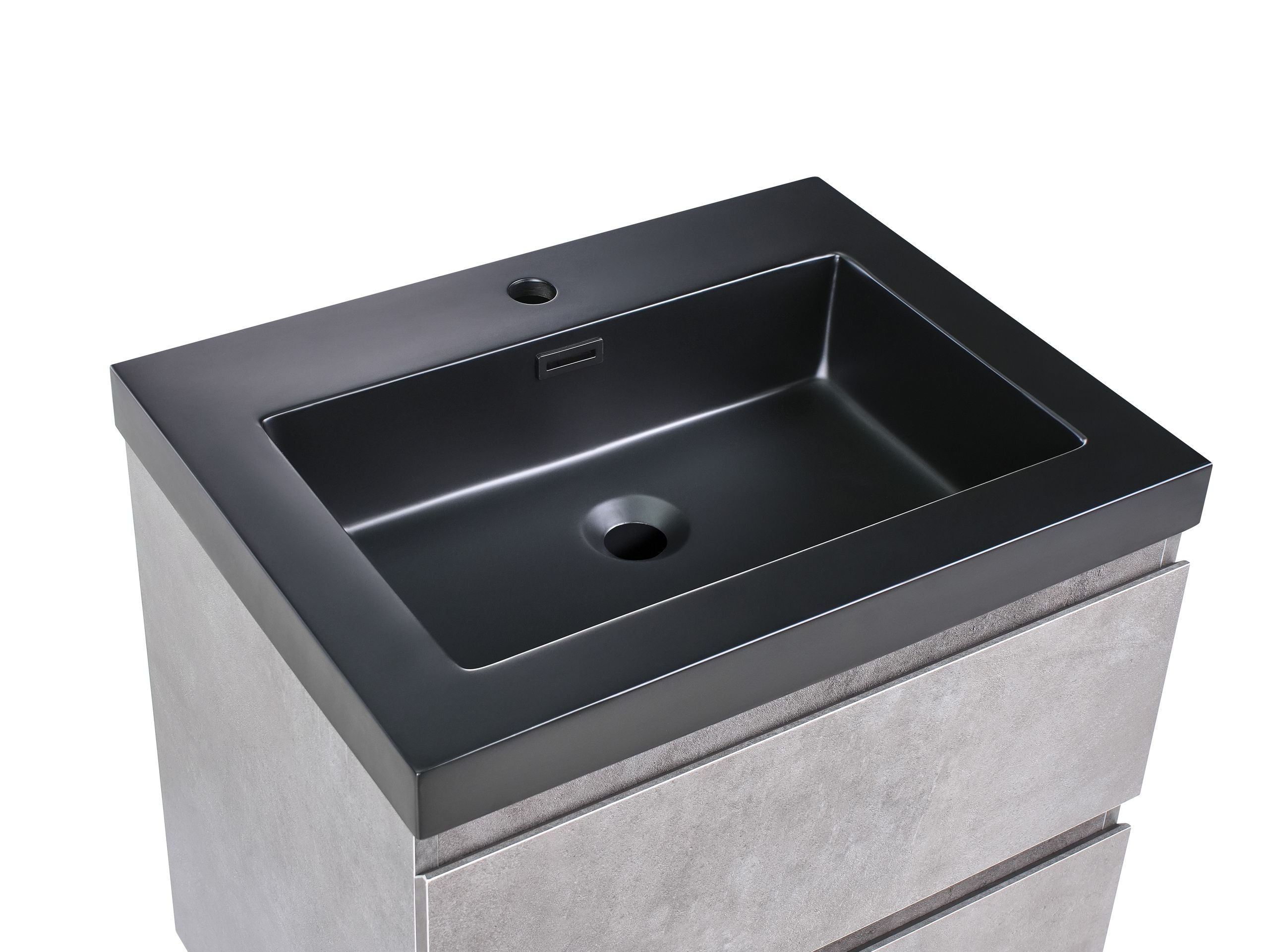 Pakabinama vonios spintelė praustuvui Berwyn 2872 (Pilka)