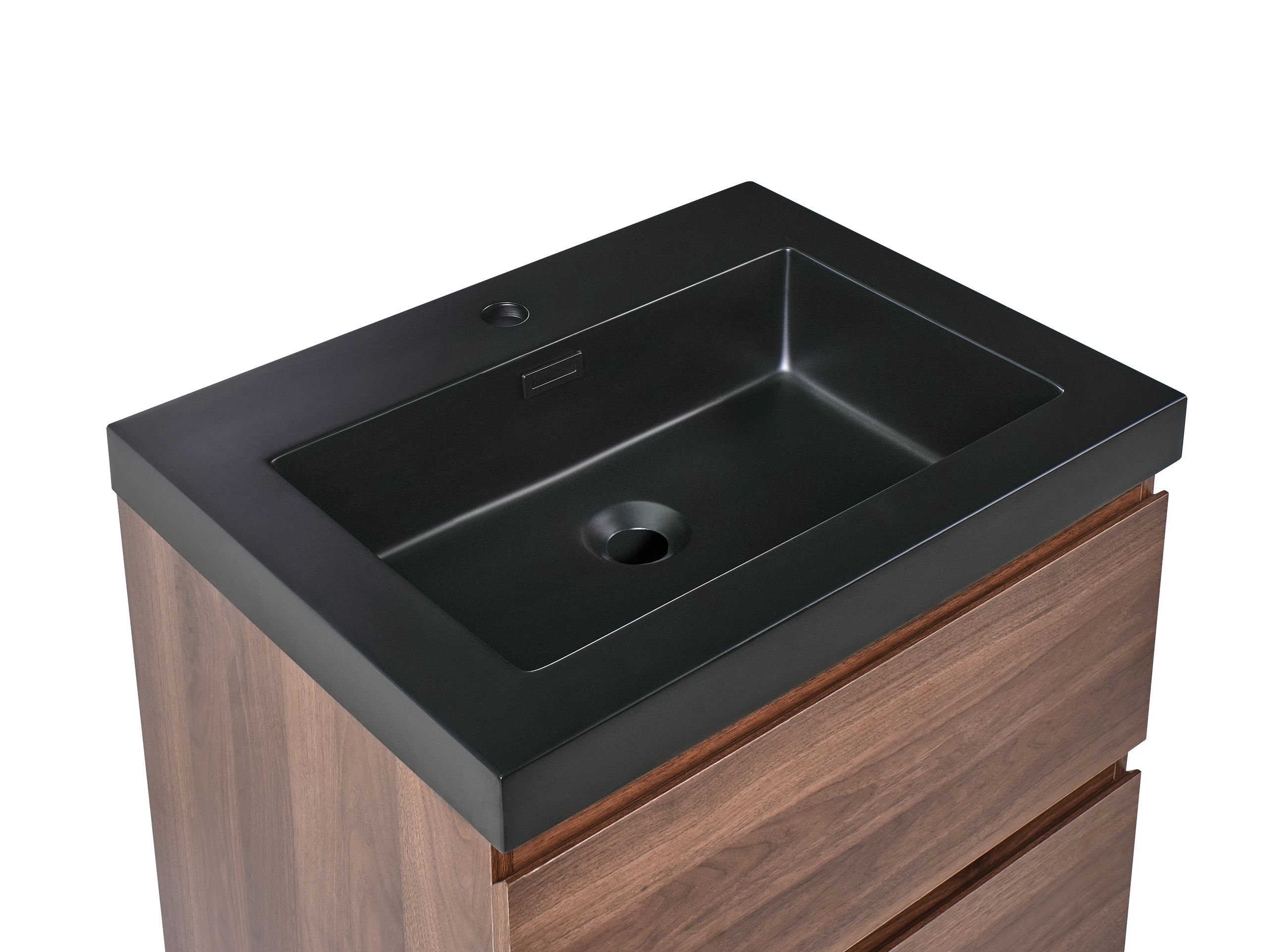 Pakabinama vonios spintelė praustuvui Berwyn 2872 (Tamsi ruda)