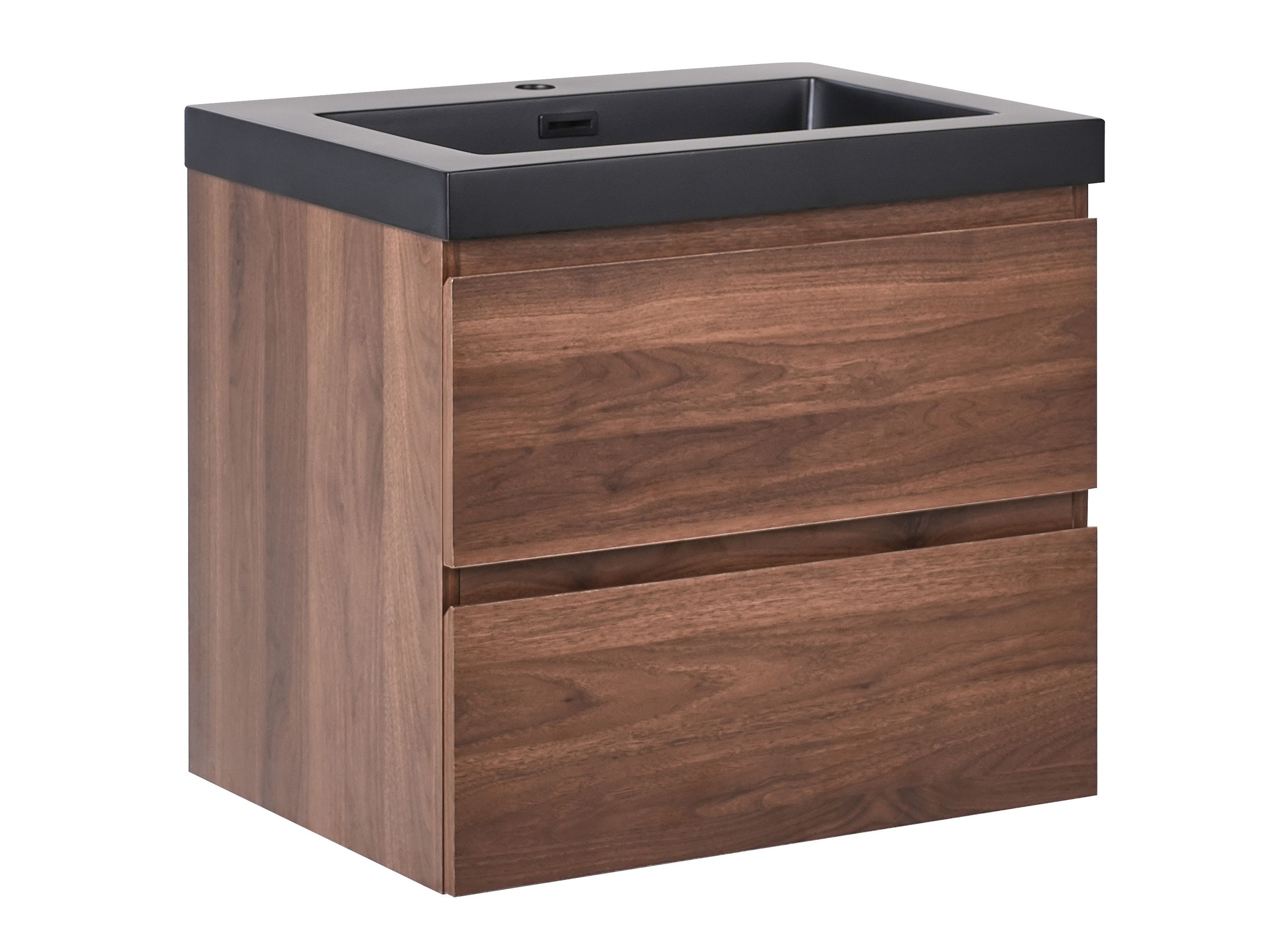 Pakabinama vonios spintelė praustuvui Berwyn 2872 (Tamsi ruda)