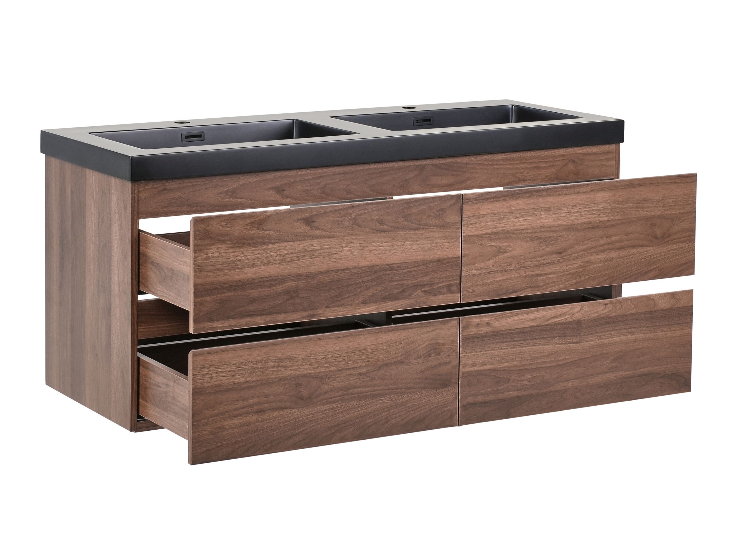 Pakabinama vonios spintelė praustuvui Berwyn 2873 (Tamsi ruda)