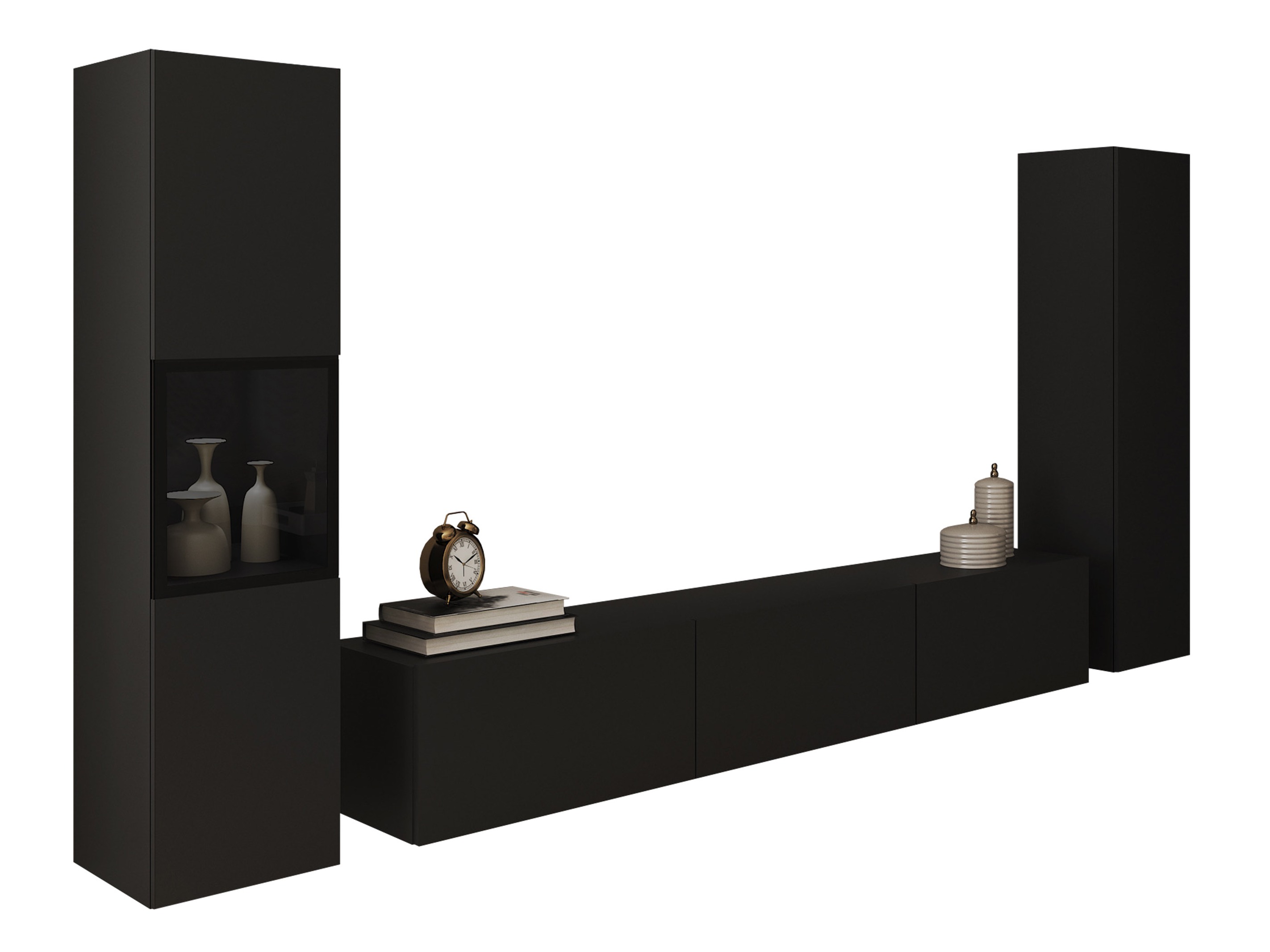 Svetainės komplektas Sarasota 193 (Grafitas)