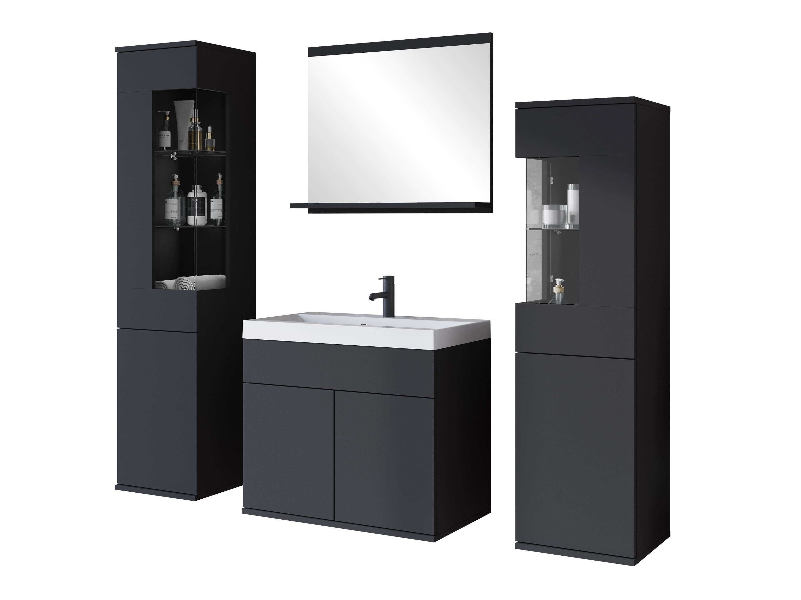 Vonios komplektas Sarasota 194 (Grafitas)