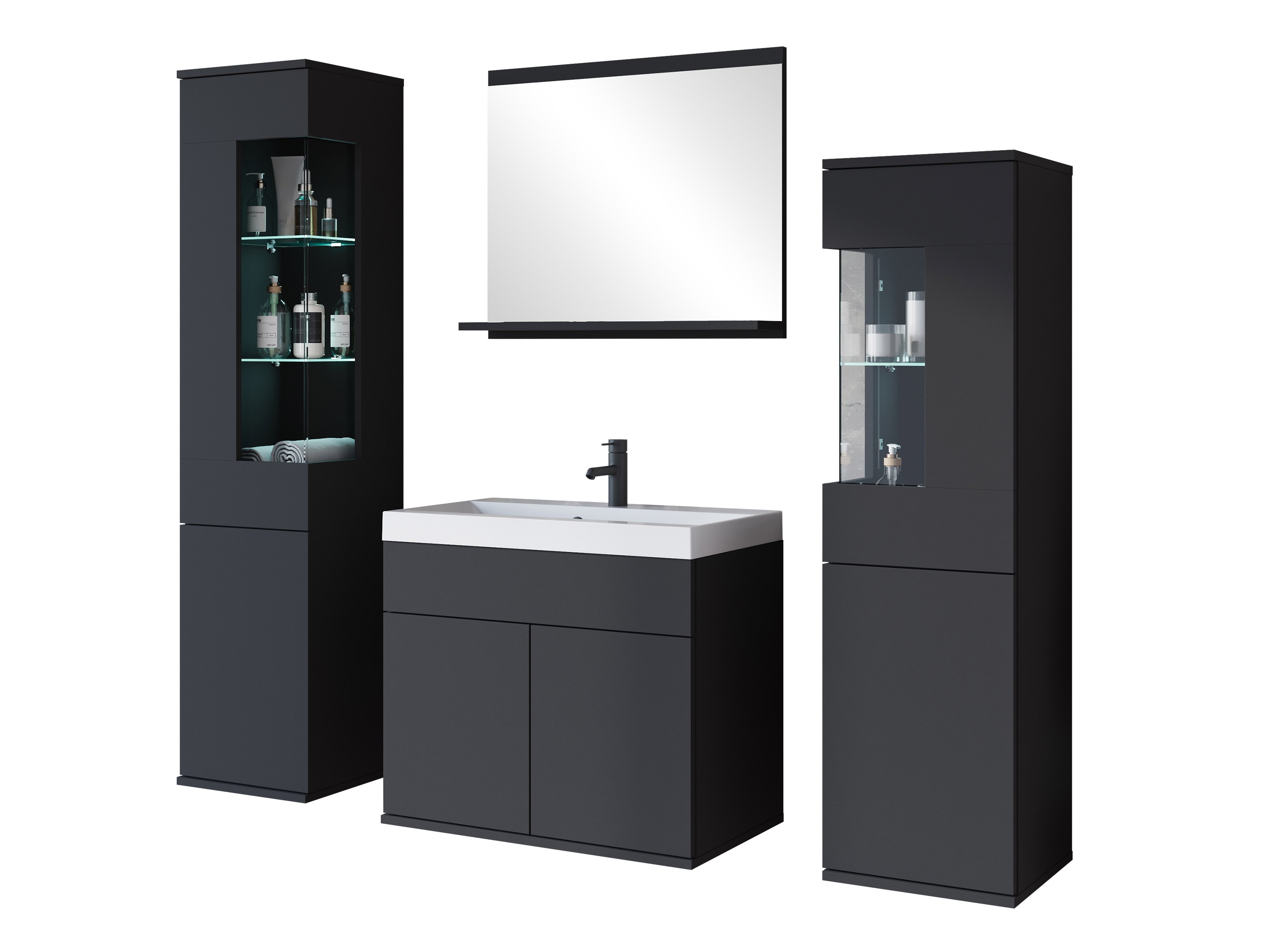 Vonios komplektas Sarasota 194 (Grafitas)