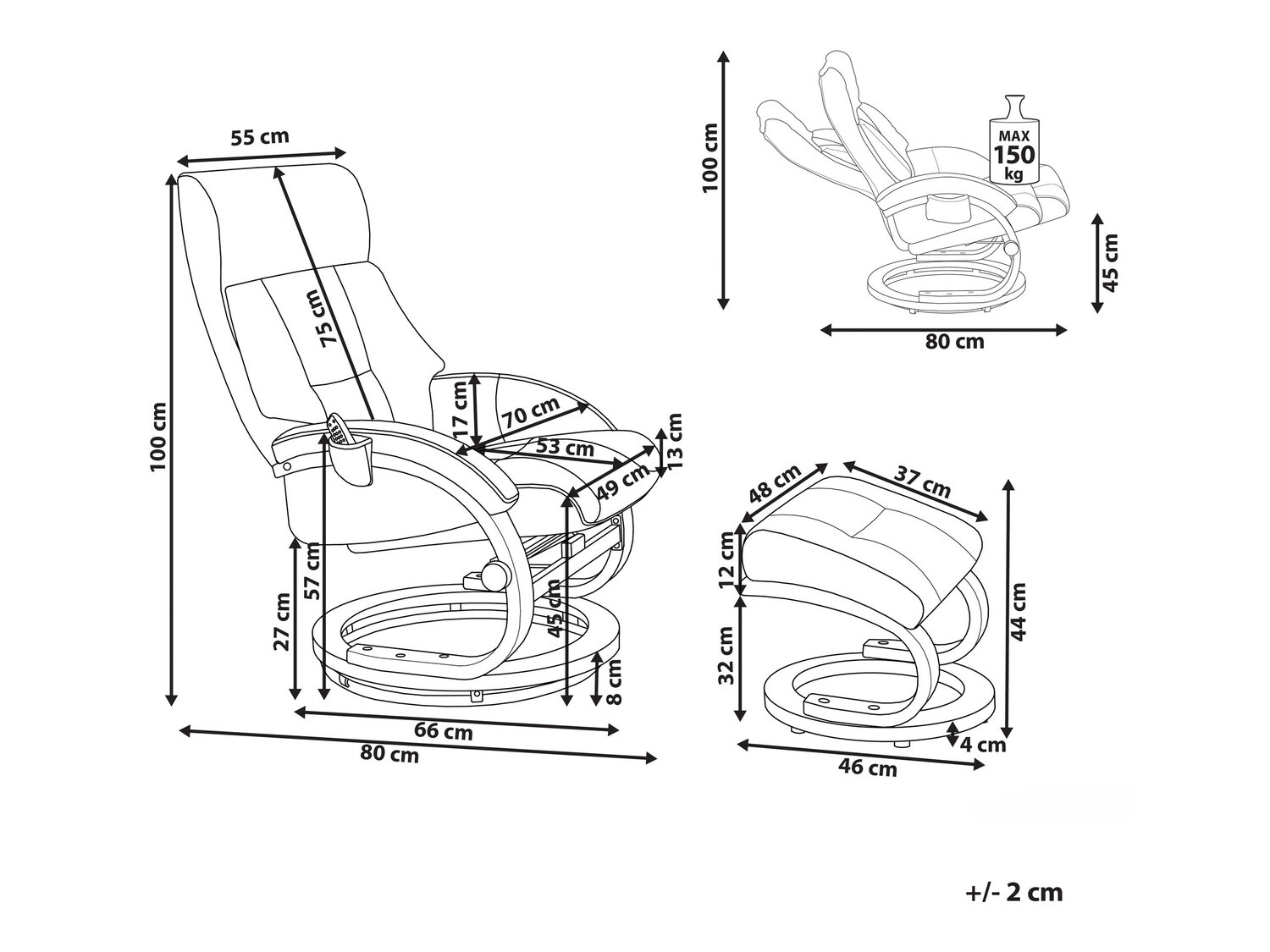 Fotelis Berwyn 877 (Ruda)
