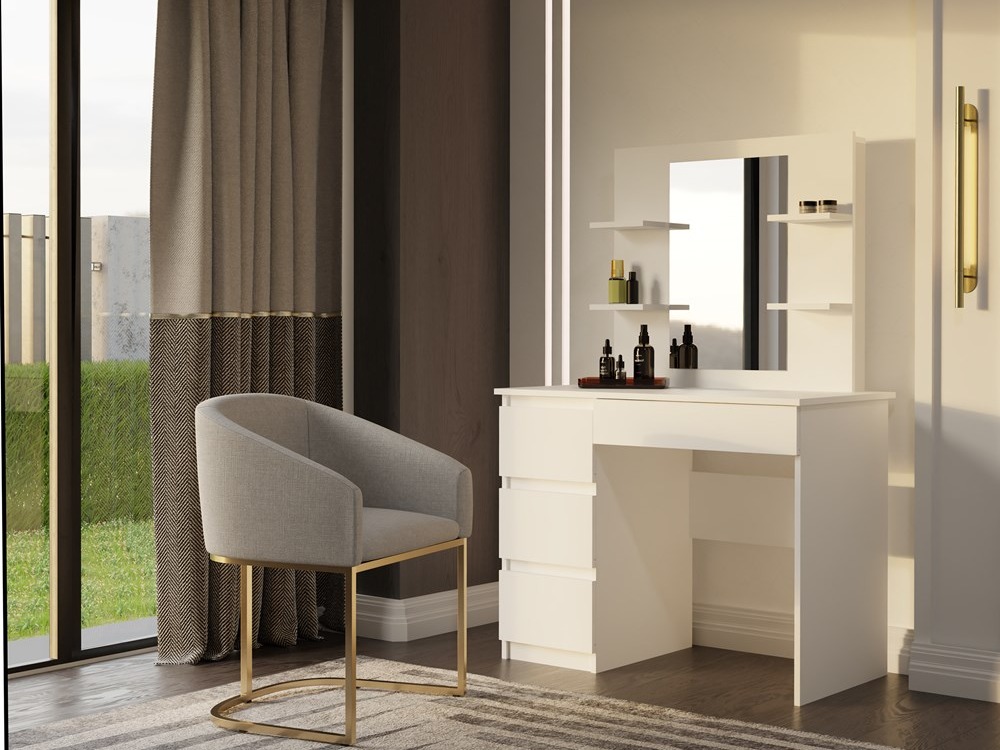 Makiažo staliukas Mandeville 351 (Kairinis)