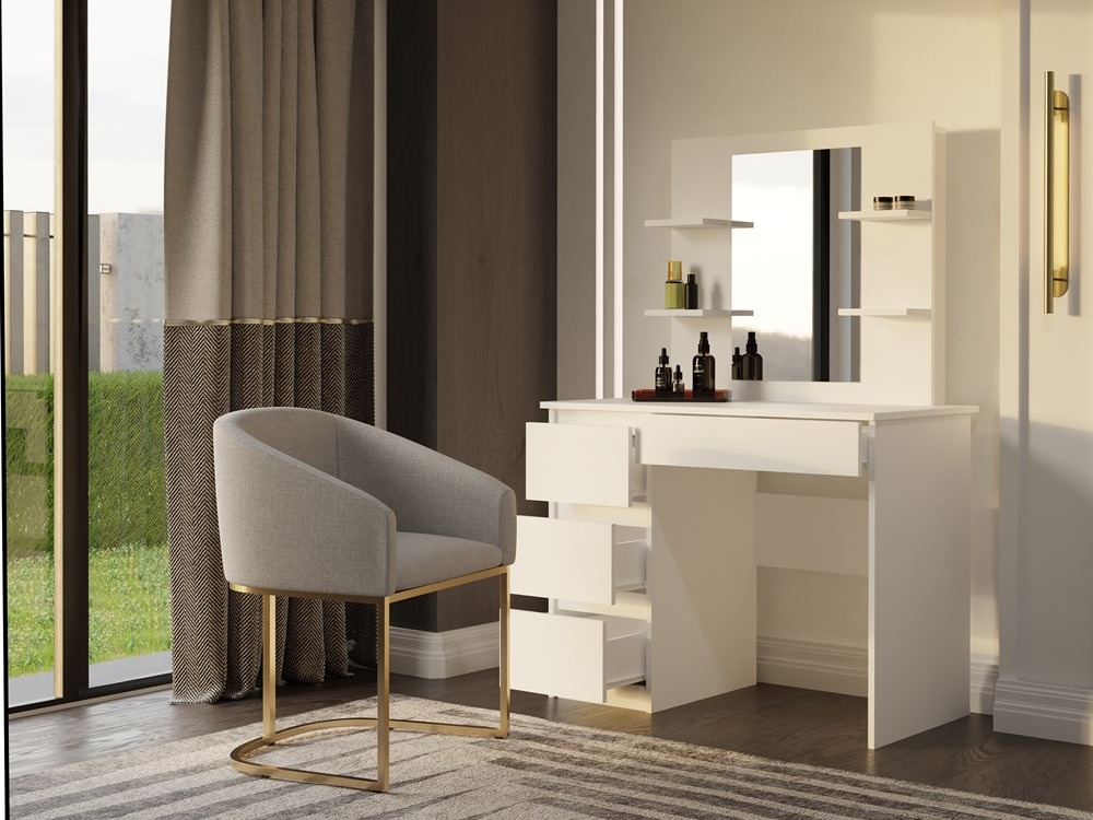 Makiažo staliukas Mandeville 351 (Kairinis)