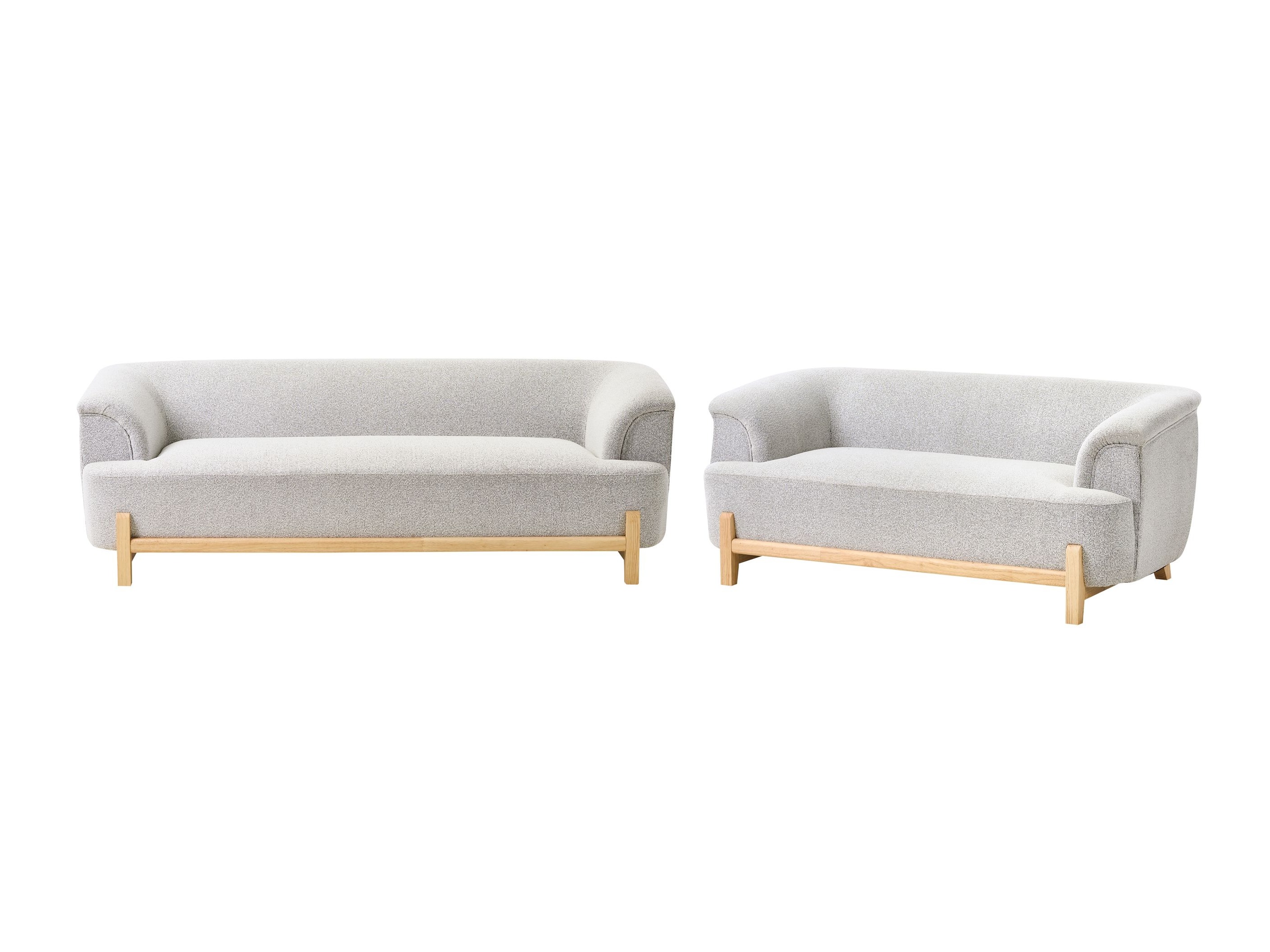 Minkštų baldų komplektas Berwyn 2881 (Šviesi pilka)