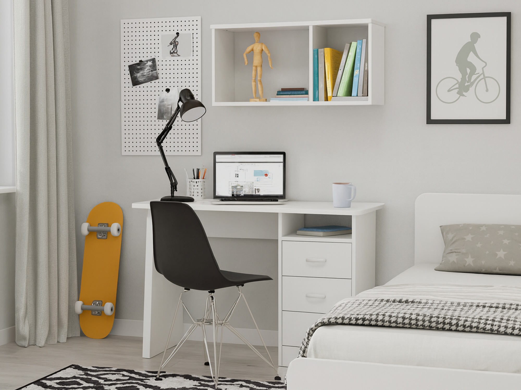 Darbo stalas Ontario 204 (Balta)