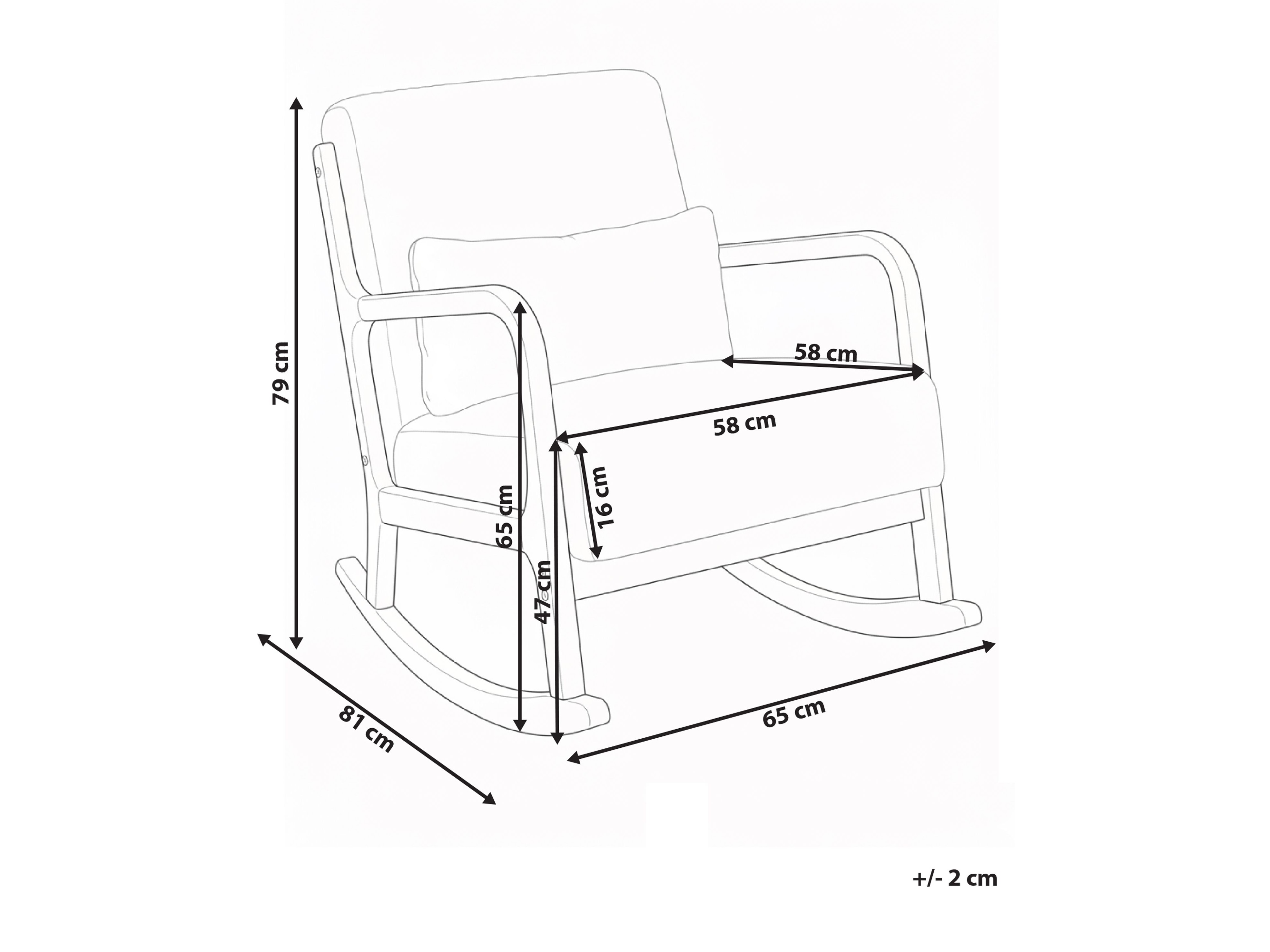 Supama kėdė Berwyn 2882 (Smėlinė)