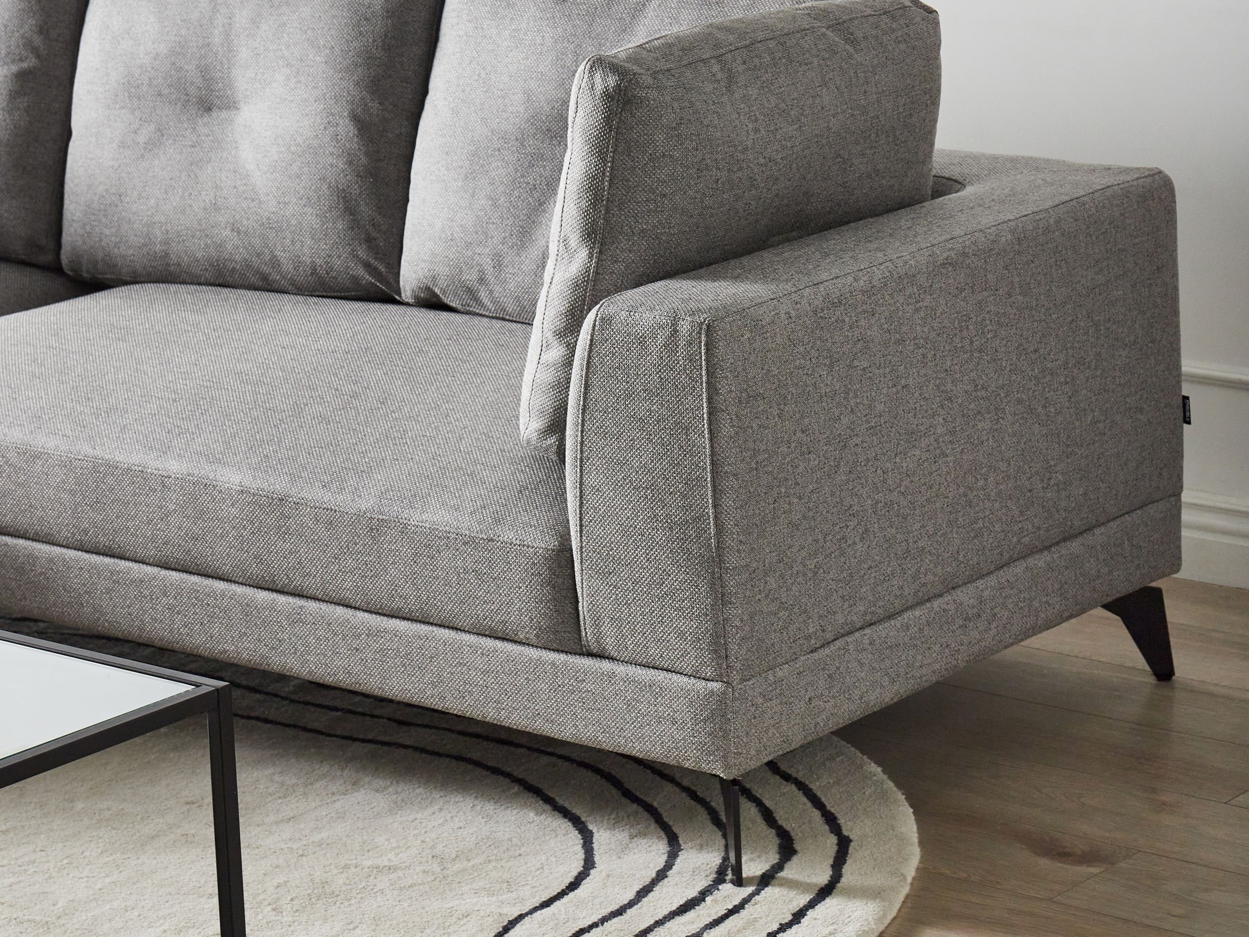 Minkštas kampas Berwyn 2890 (Pilka)