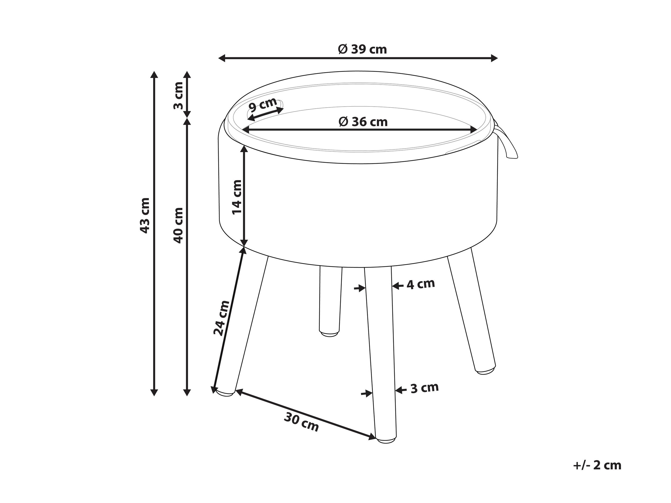 Pufas Berwyn 2888 (Tamsi žalia)