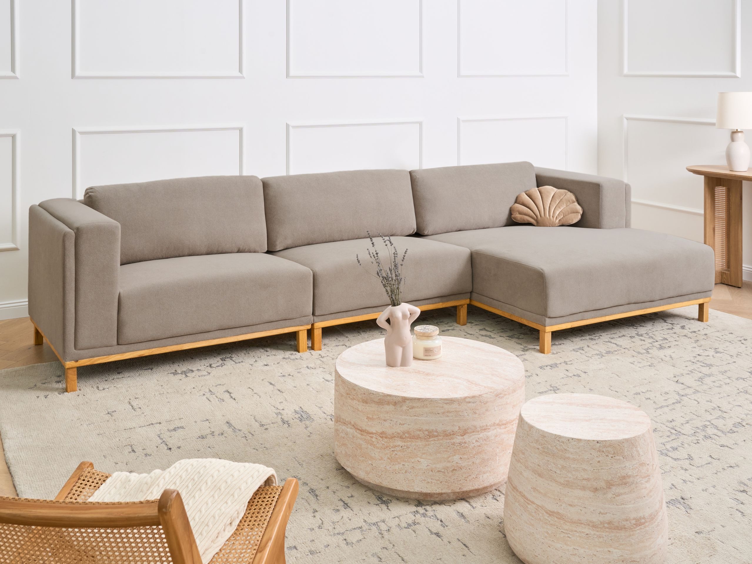 Minkštas kampas Berwyn 2892 (Taupe)