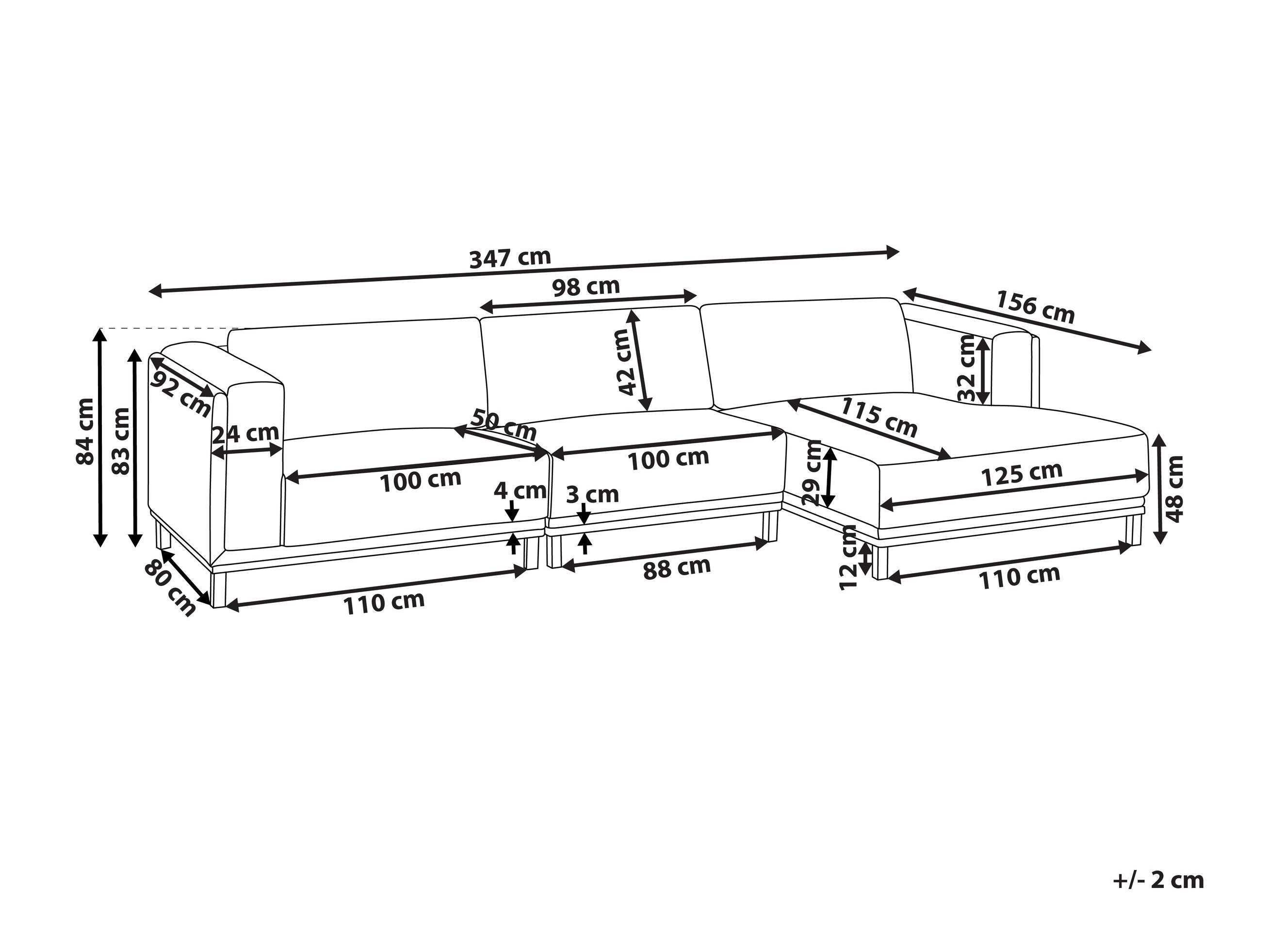 Minkštas kampas Berwyn 2892 (Taupe)