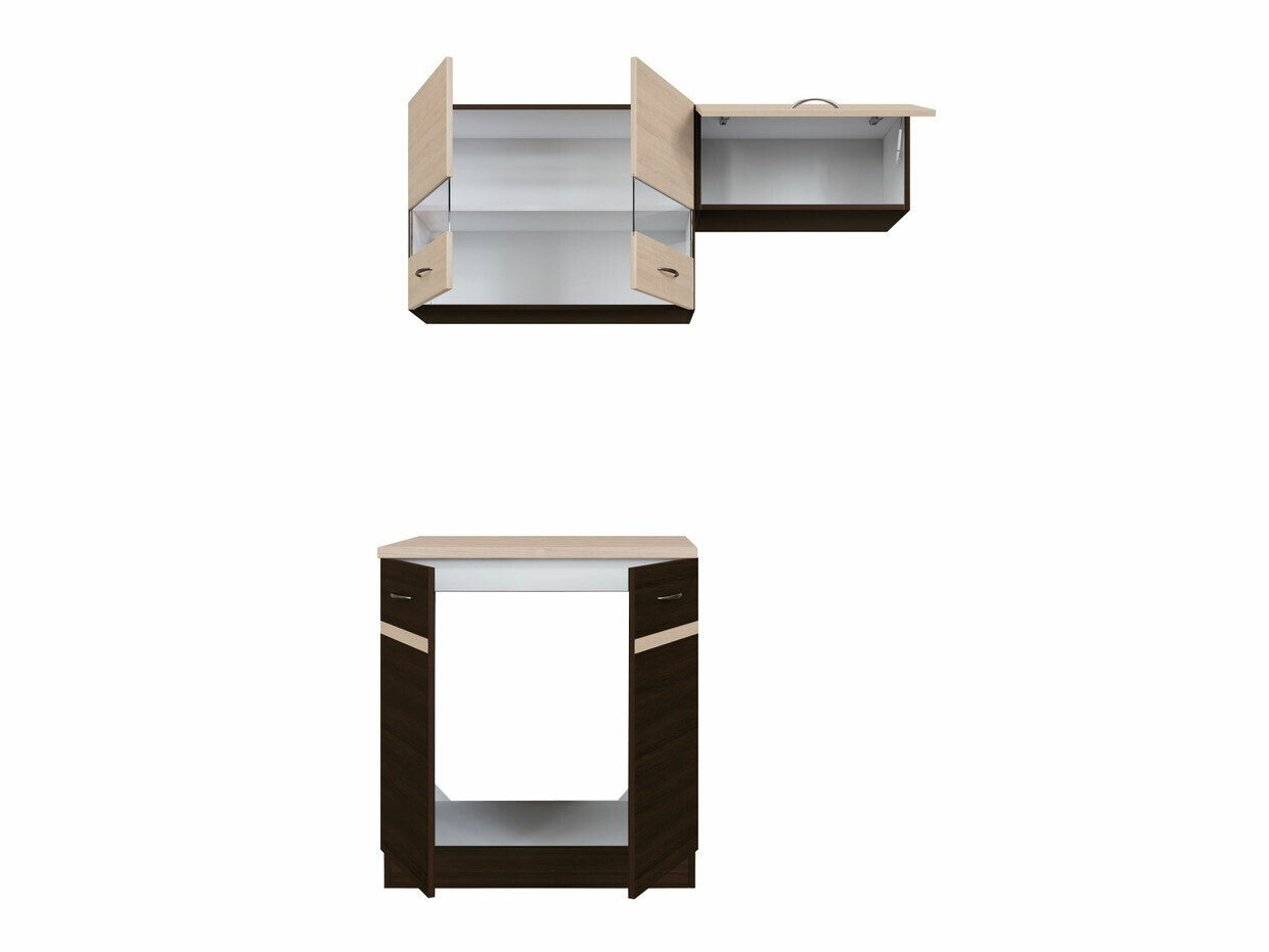 Modulinis virtuvės komplektas Eli Dark 116