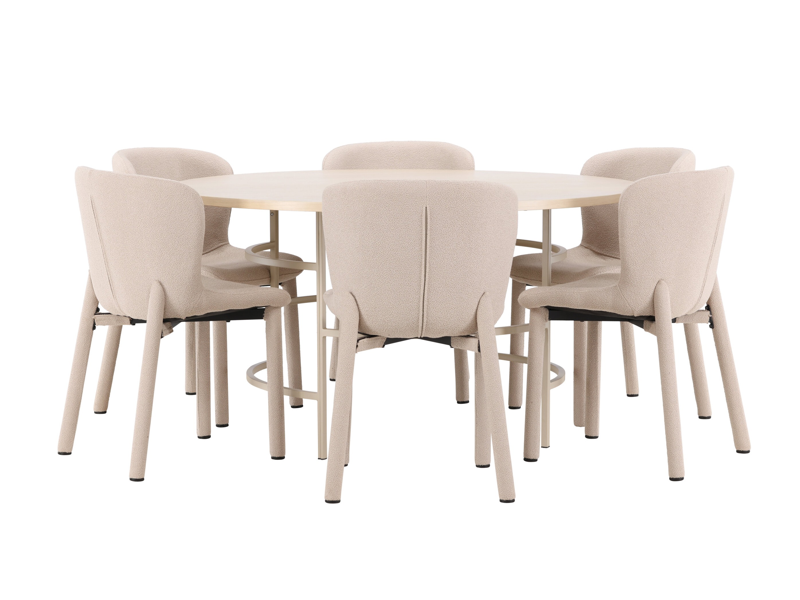 Valgomojo komplektas Dallas 4987 (Šviesi ruda)