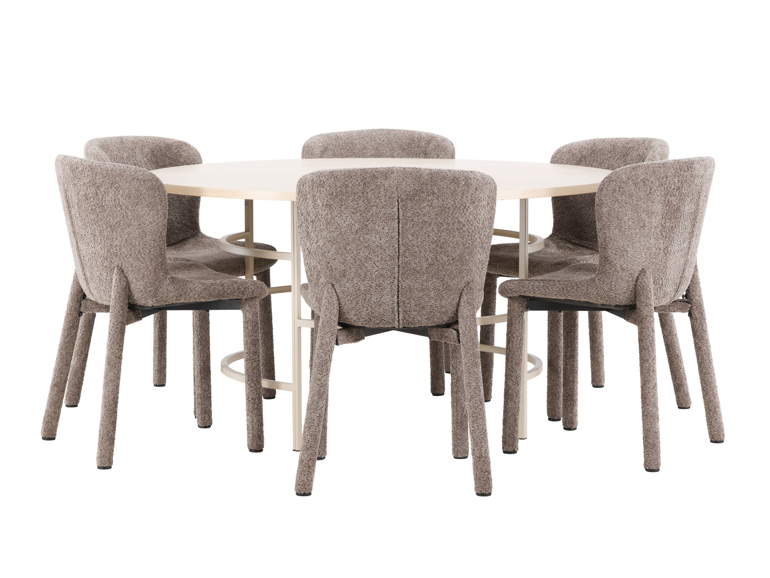 Valgomojo komplektas Dallas 4987 (Šviesi ruda)