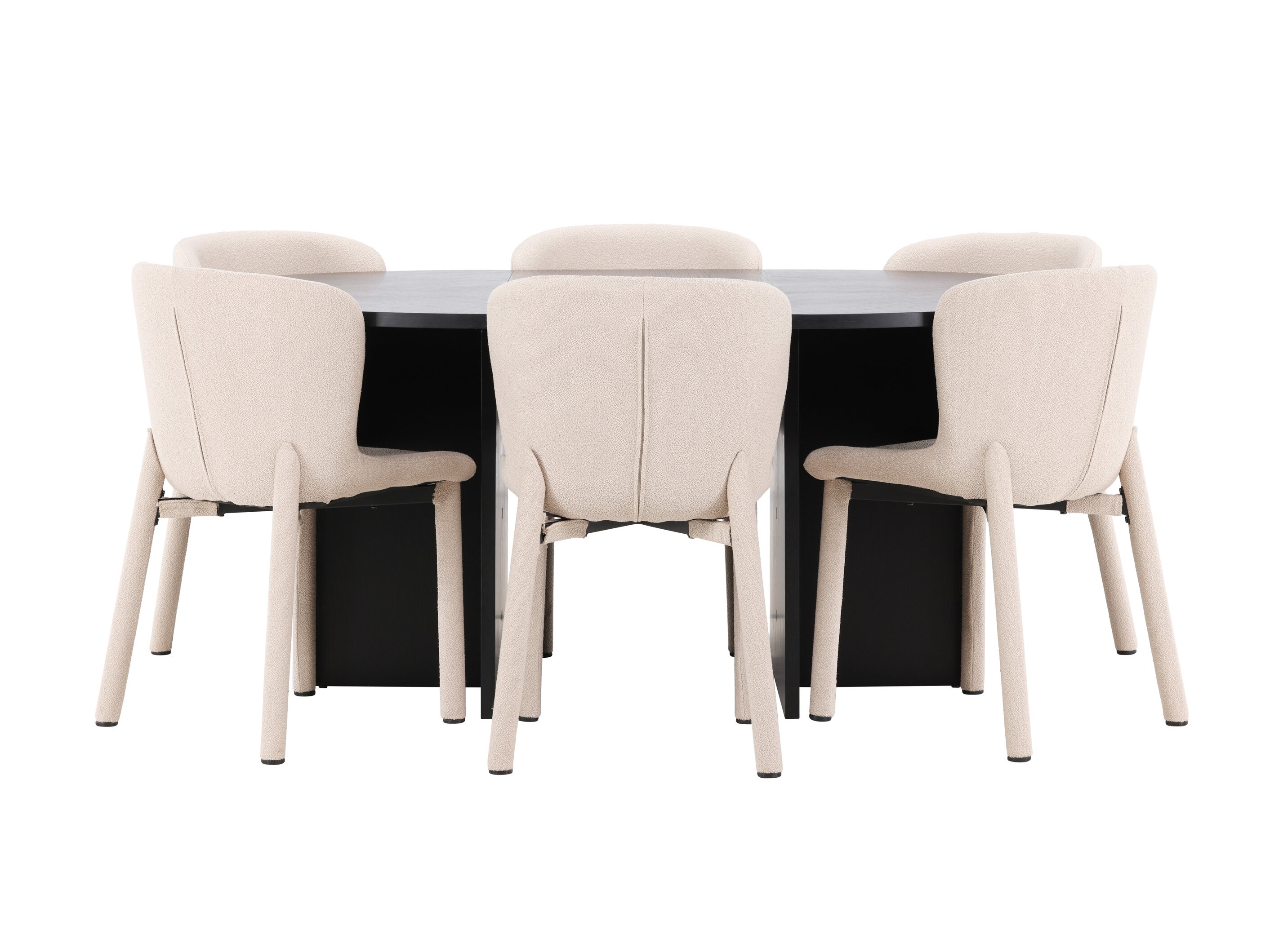 Valgomojo komplektas Dallas 4989 (Juoda)