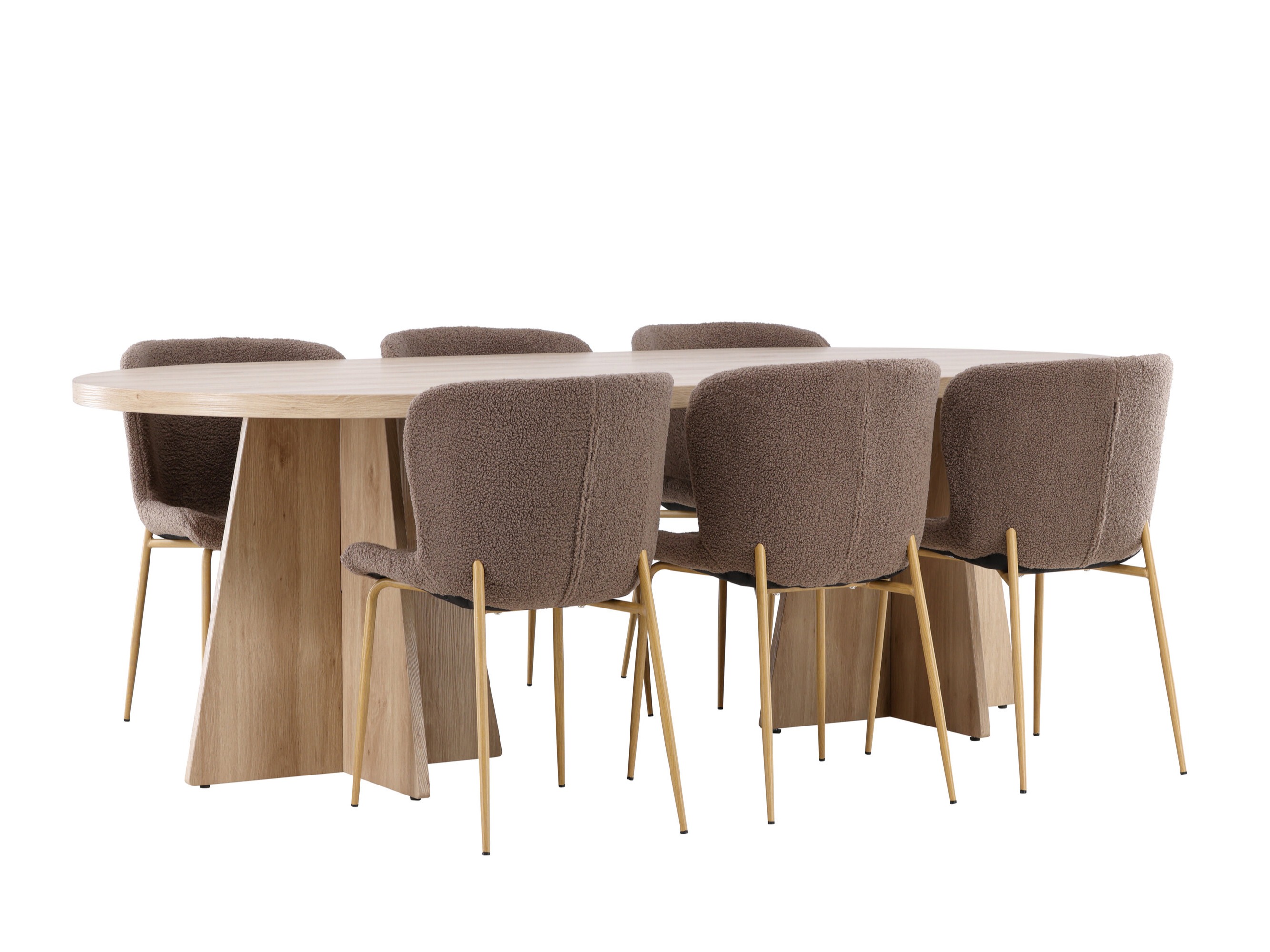 Valgomojo komplektas Dallas 4990 (Ruda)