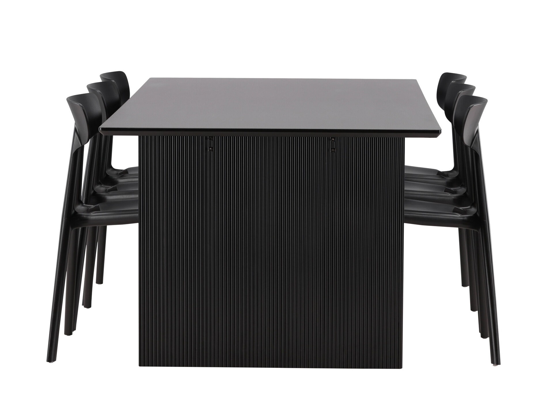 Valgomojo komplektas Dallas 4993 (Juoda)