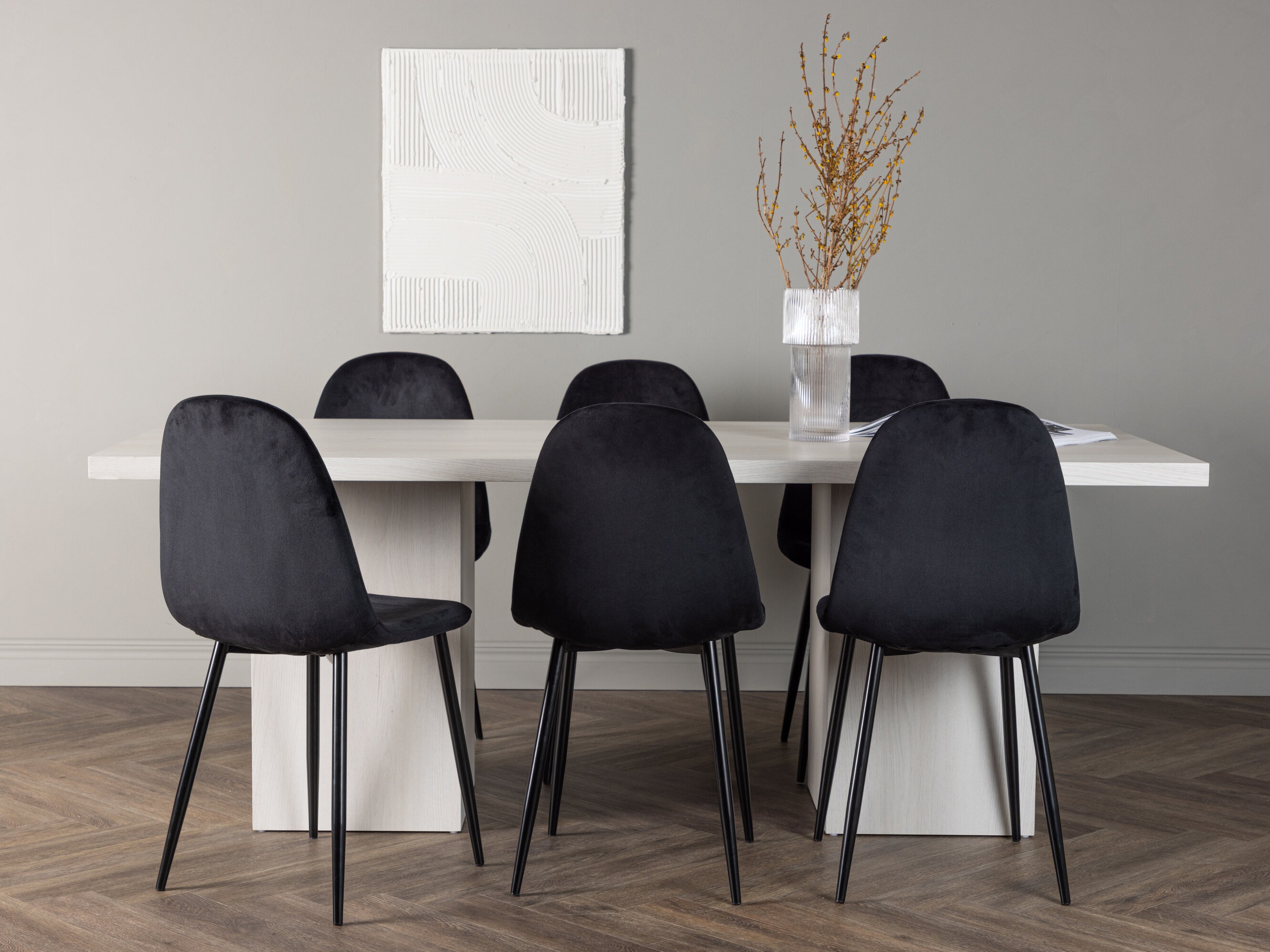 Valgomojo komplektas Dallas 4997 (Juoda)