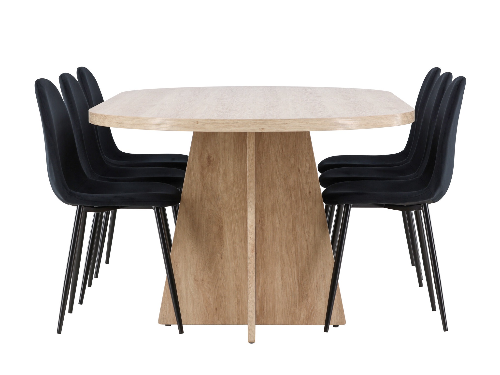 Valgomojo komplektas Dallas 4998 (Juoda)