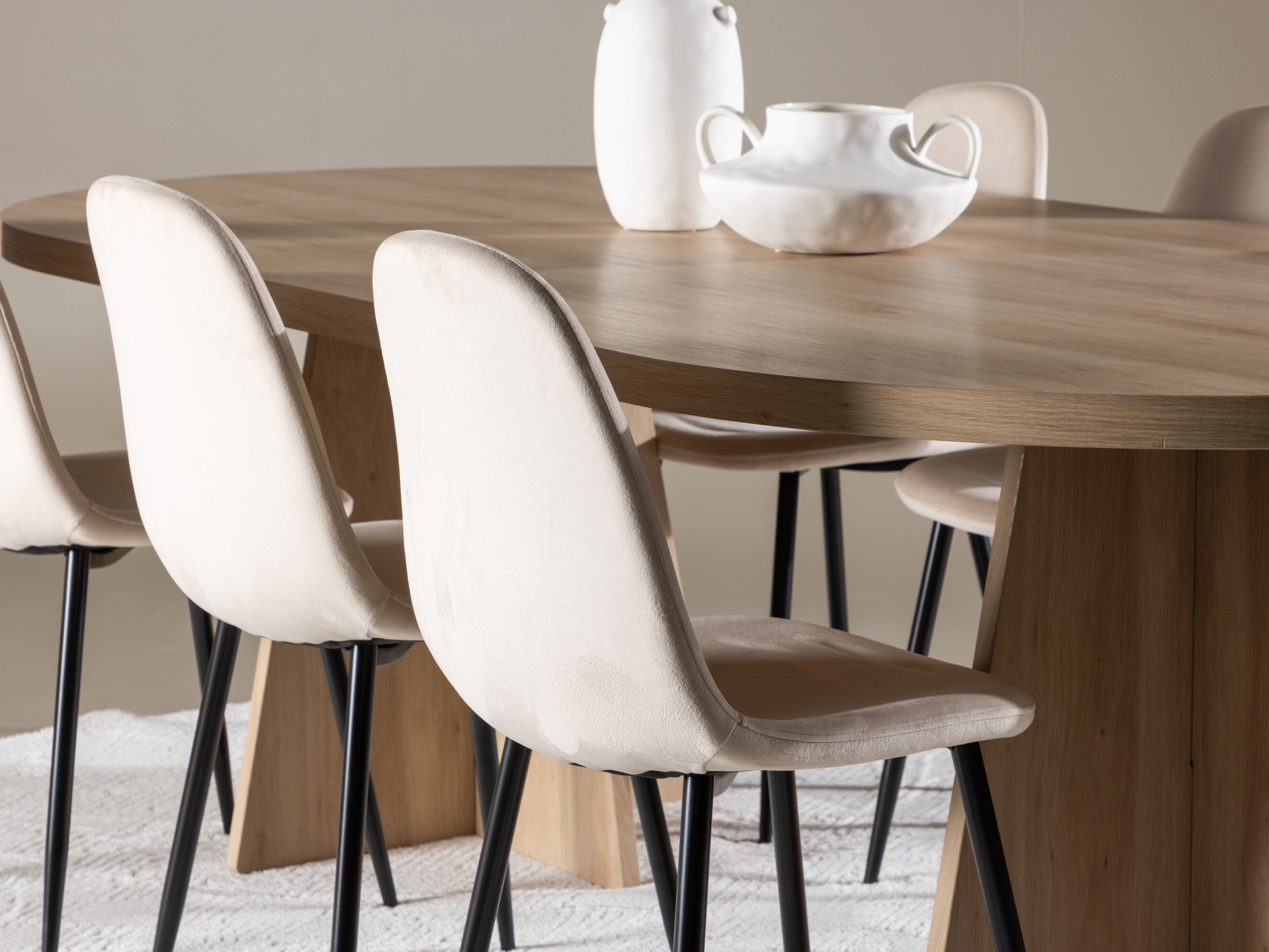 Valgomojo komplektas Dallas 4998 (Smėlinė)