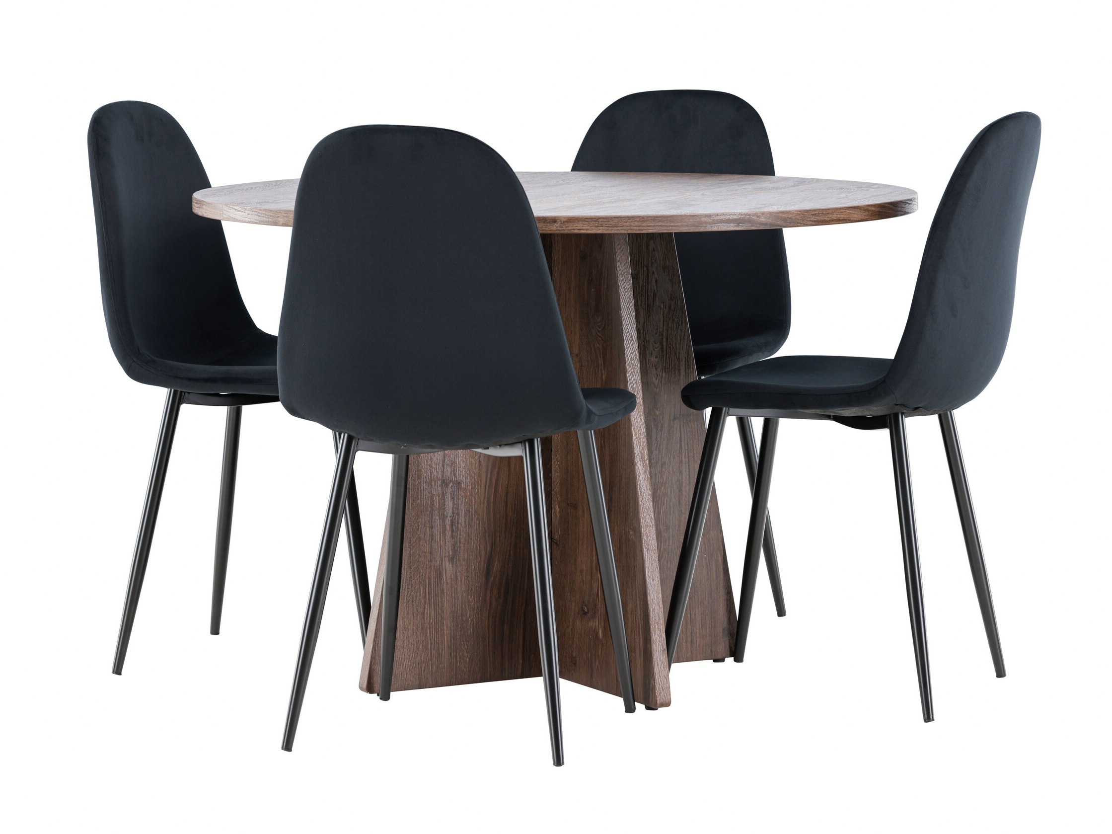 Valgomojo komplektas Dallas 5009 (Juoda)