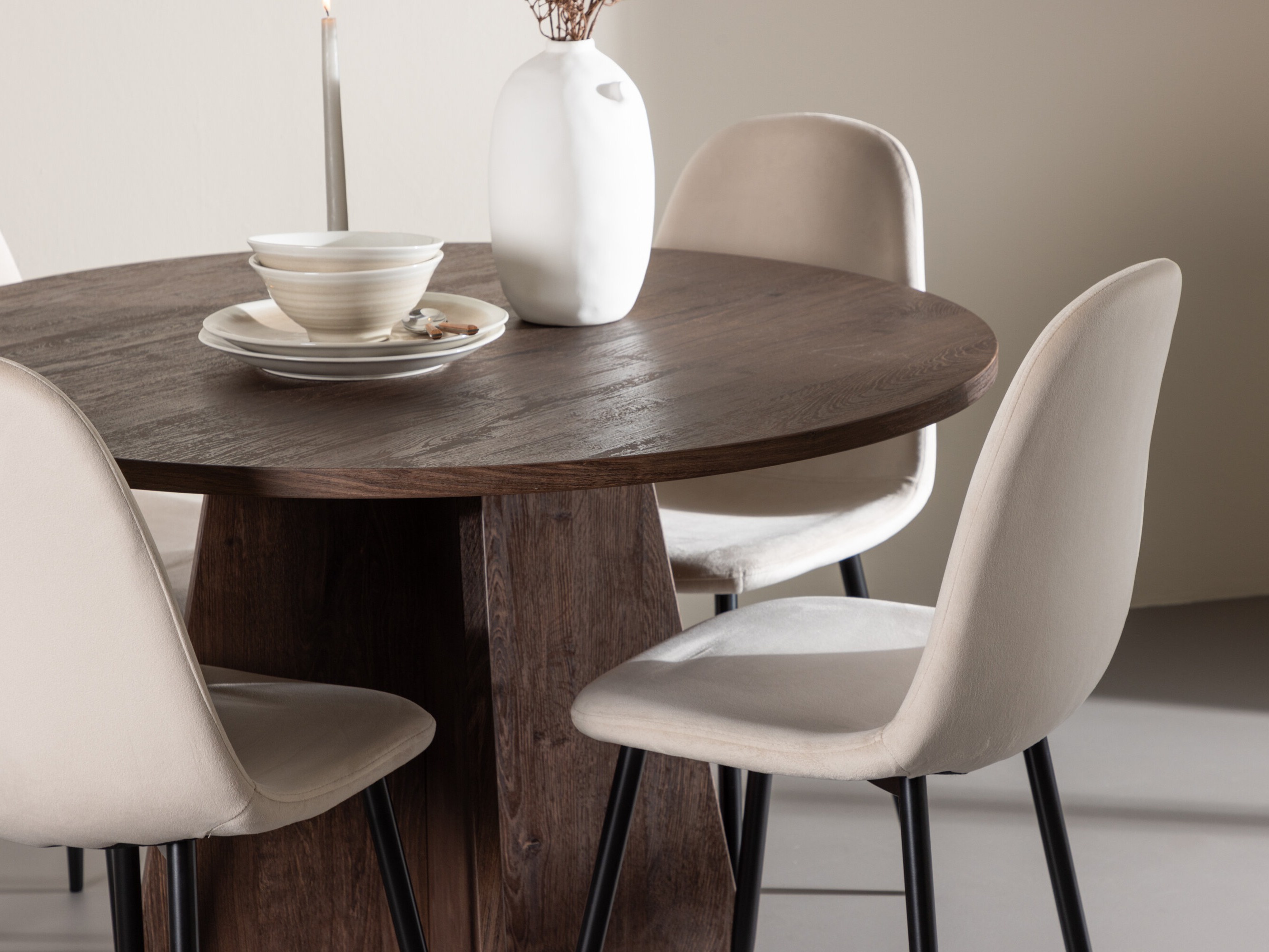 Valgomojo komplektas Dallas 5009 (Smėlinė)