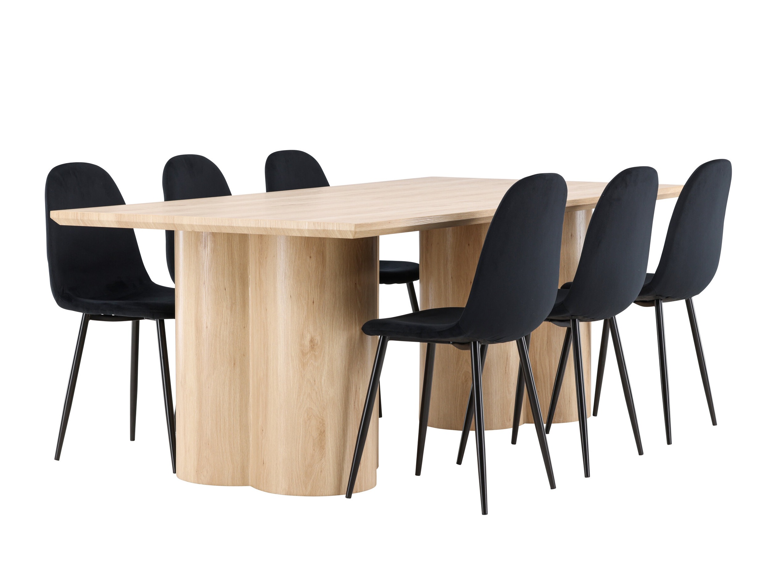 Valgomojo komplektas Dallas 5018 (Juoda)