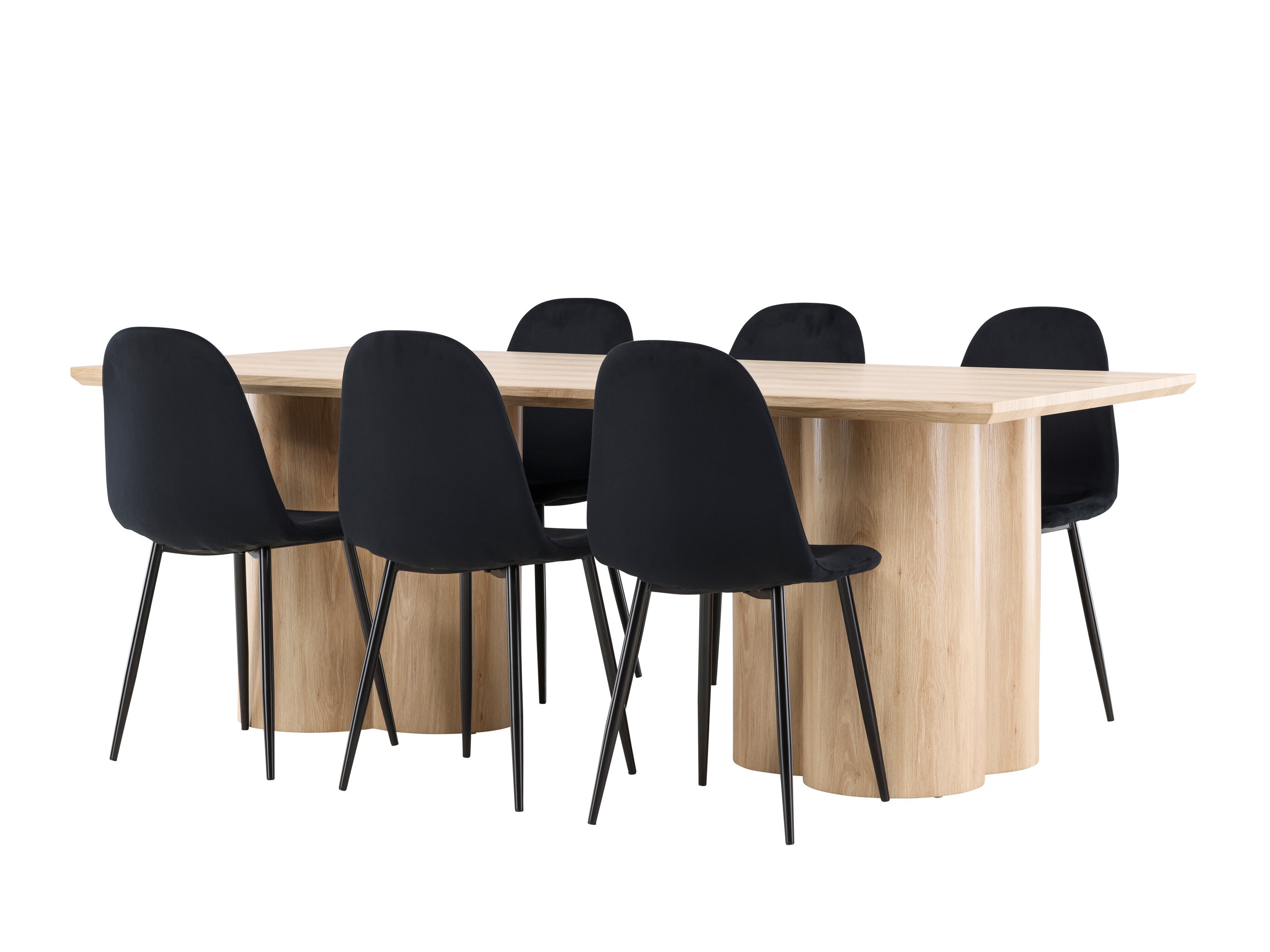 Valgomojo komplektas Dallas 5018 (Juoda)