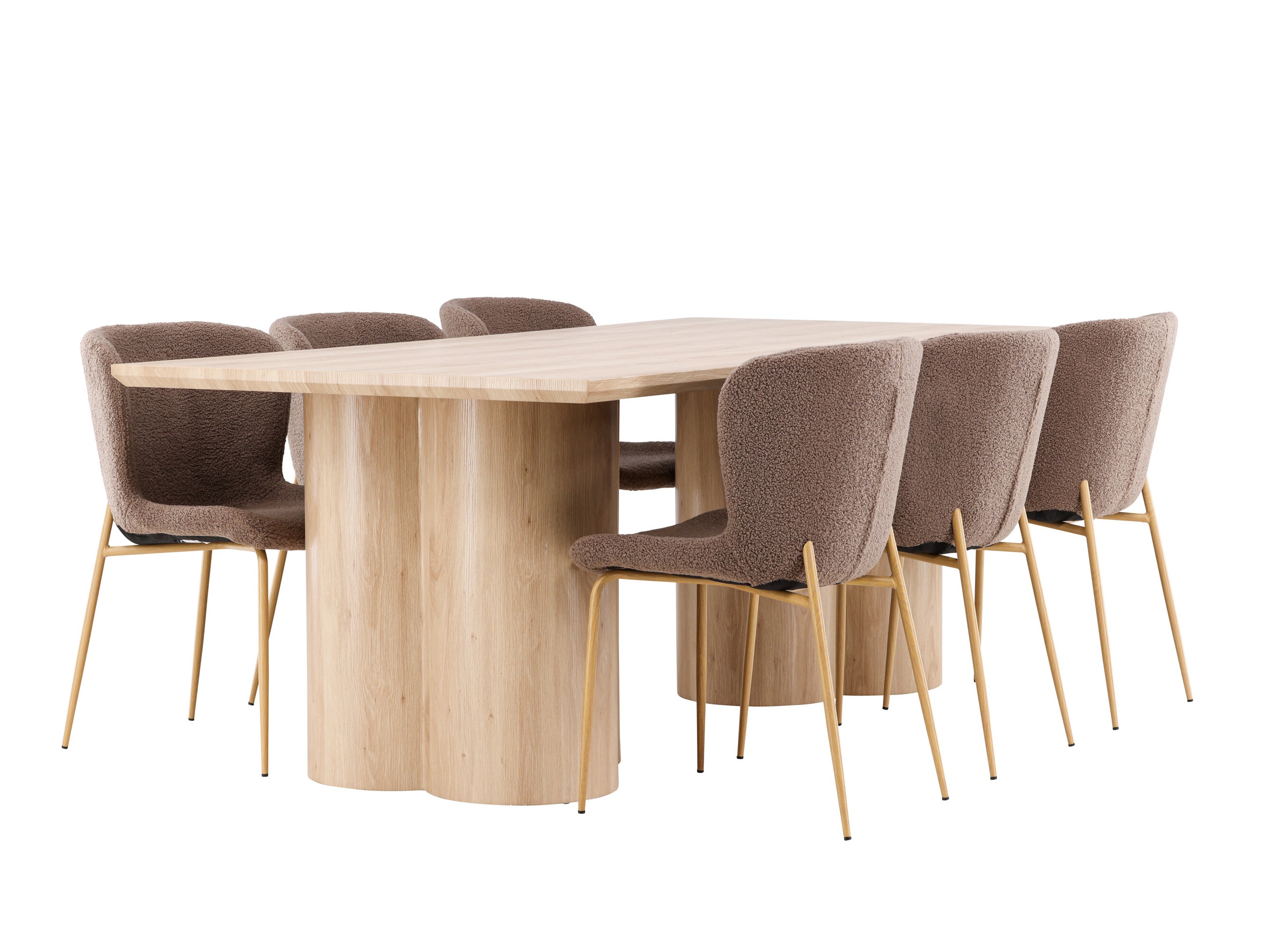 Valgomojo komplektas Dallas 5021 (Ruda)