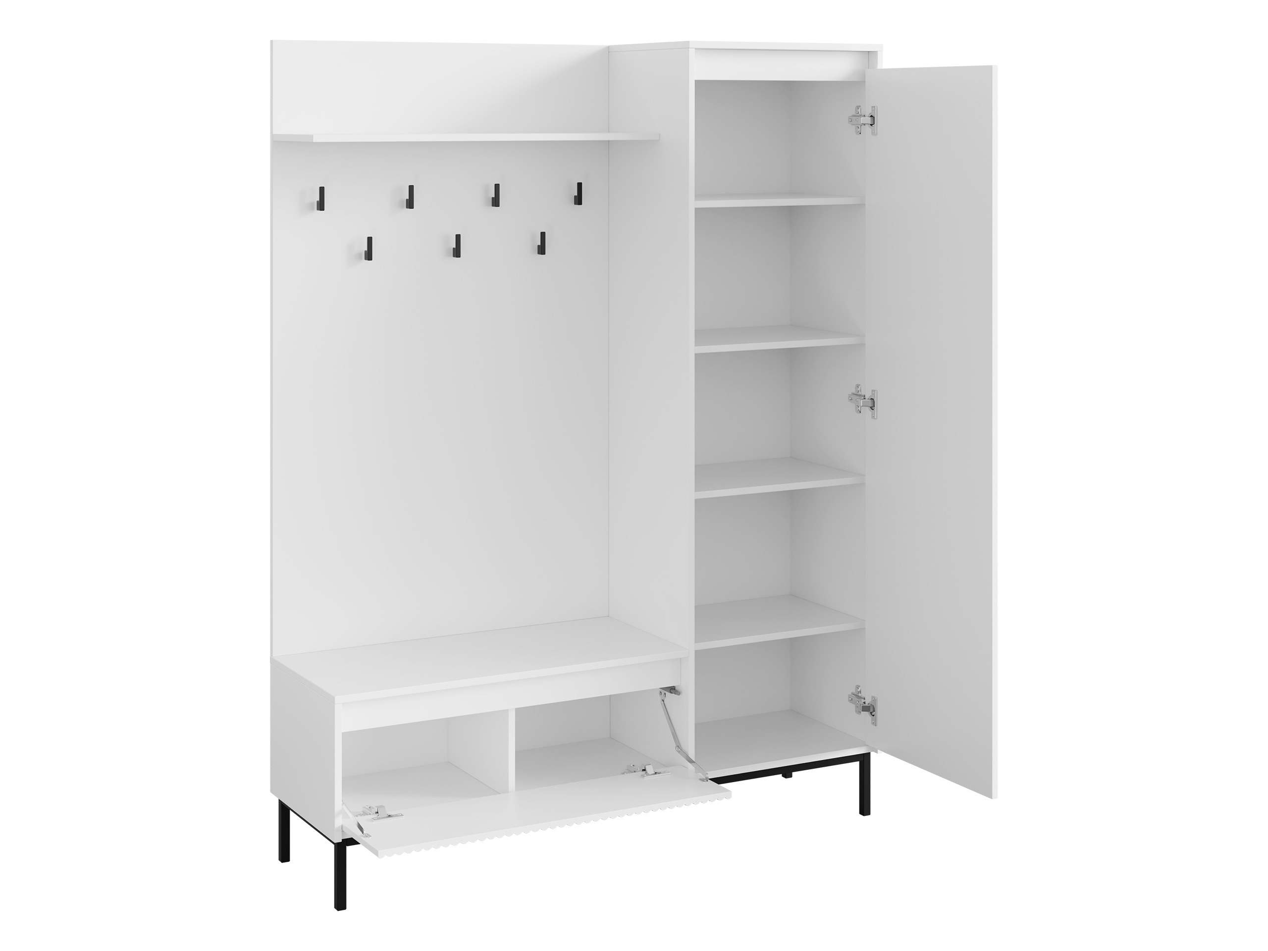 Prieškambario komplektas Comfivo Delruva 112 (Balta)