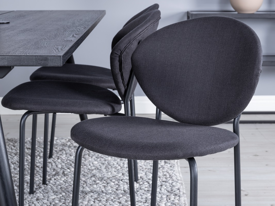 Valgomojo komplektas Dallas 5025 (Juoda)