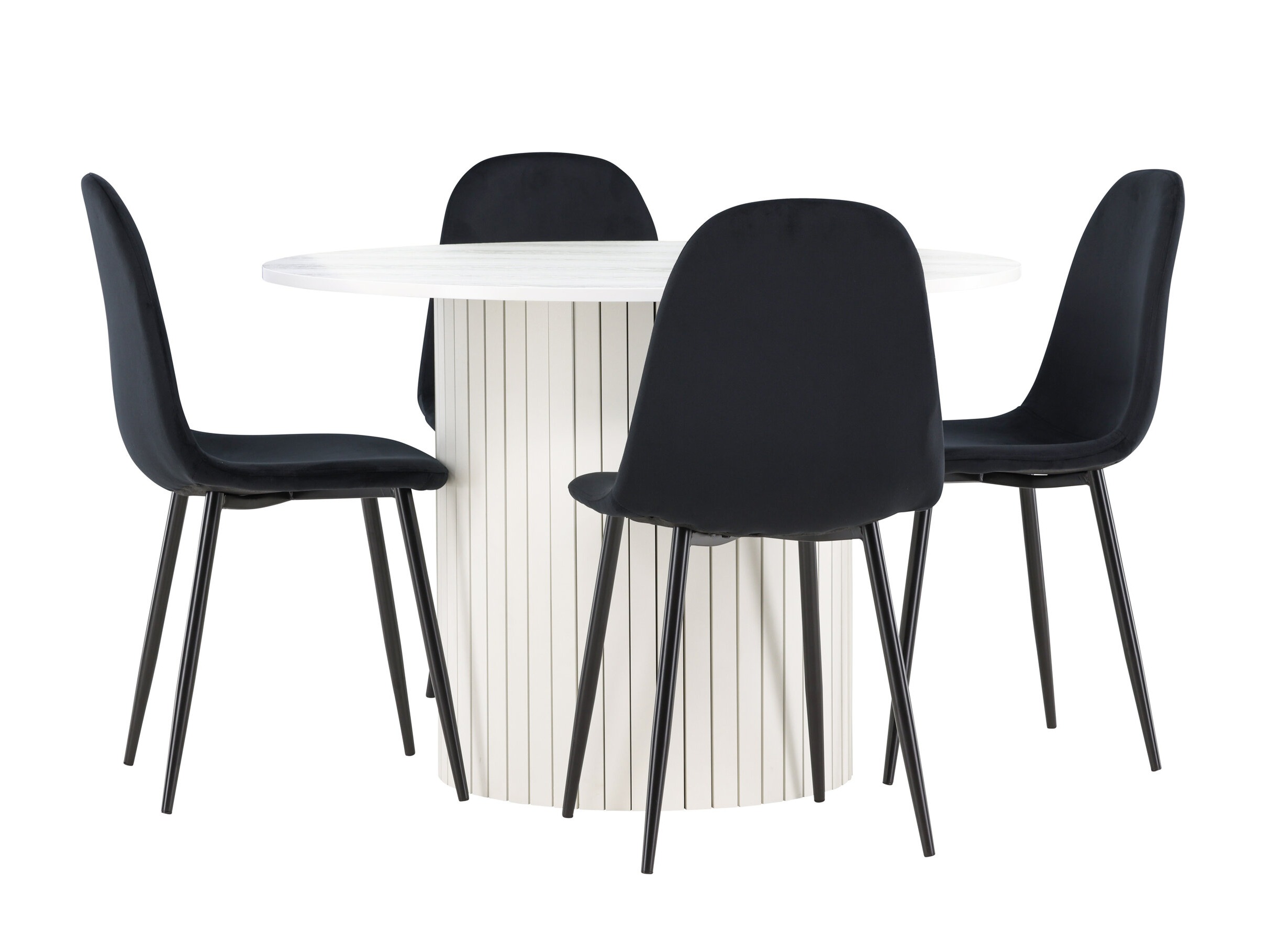 Valgomojo komplektas Dallas 5028 (Juoda)