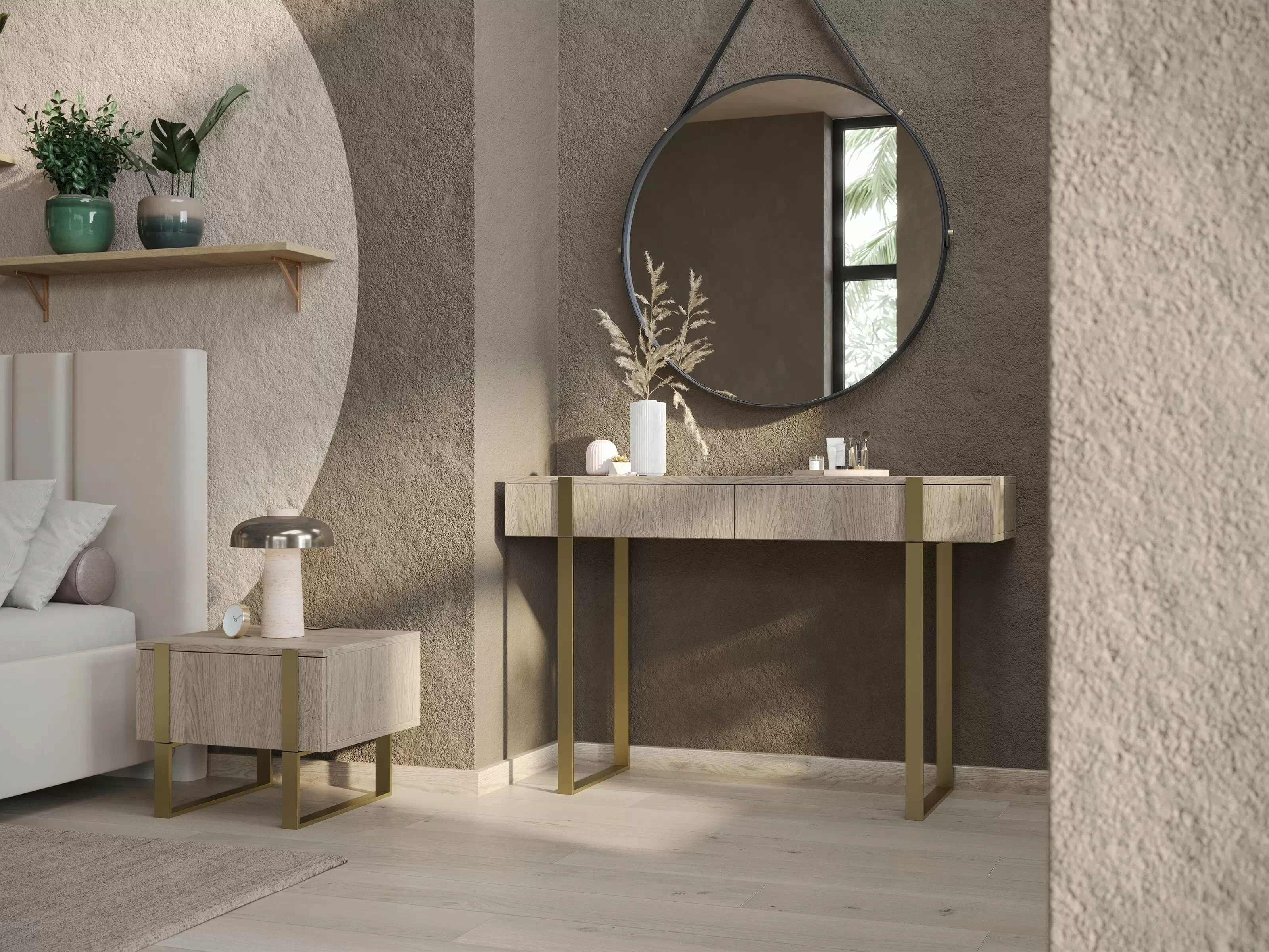 Naktinių staliukų komplektas Lortesu 111