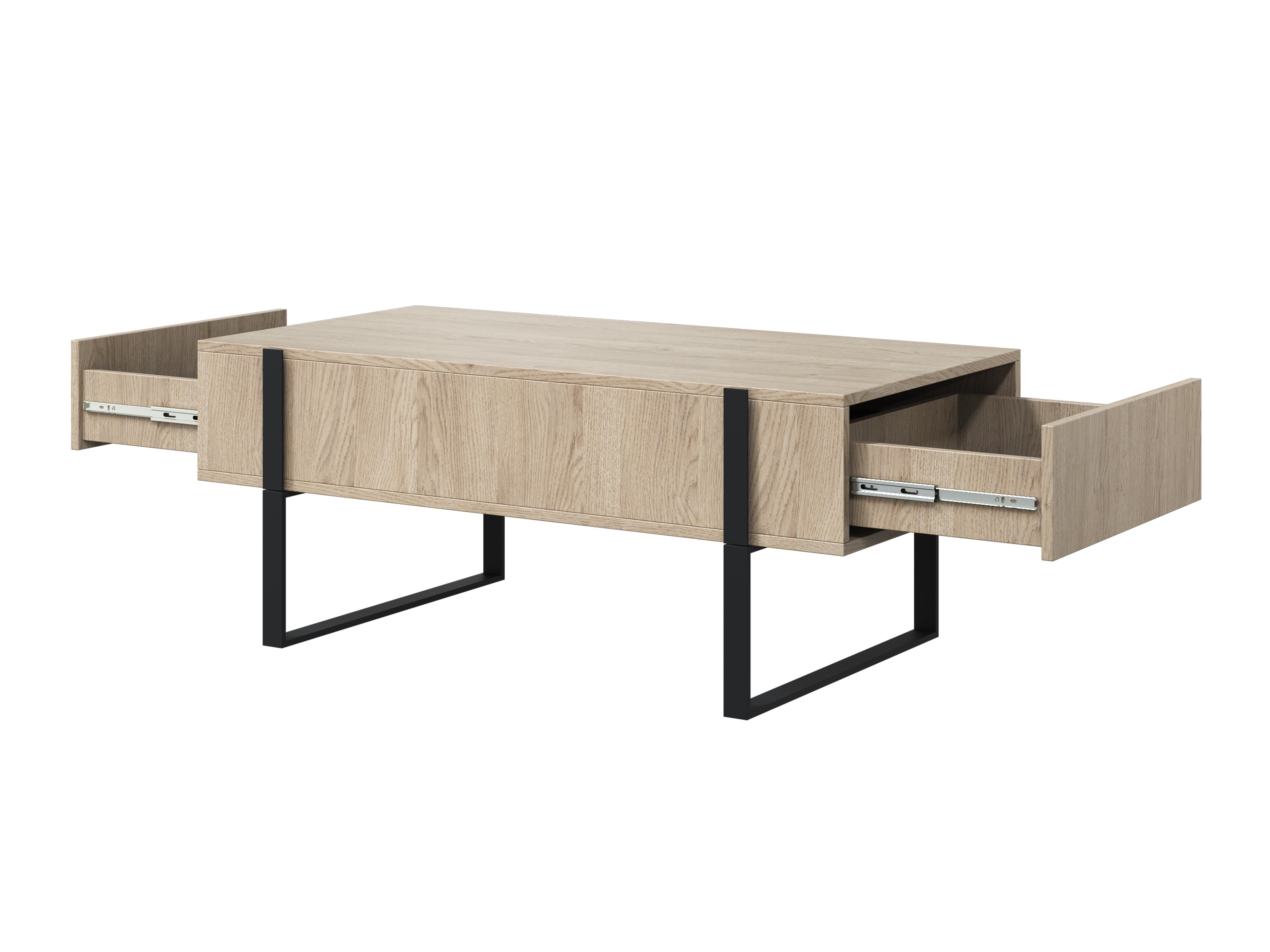 Žurnalinis staliukas Lortesu 110 (Juoda)