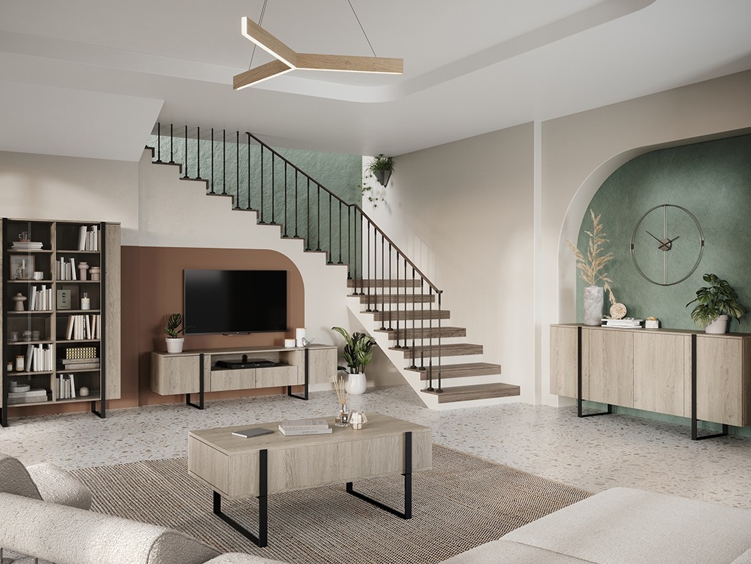 Žurnalinis staliukas Lortesu 110 (Juoda)