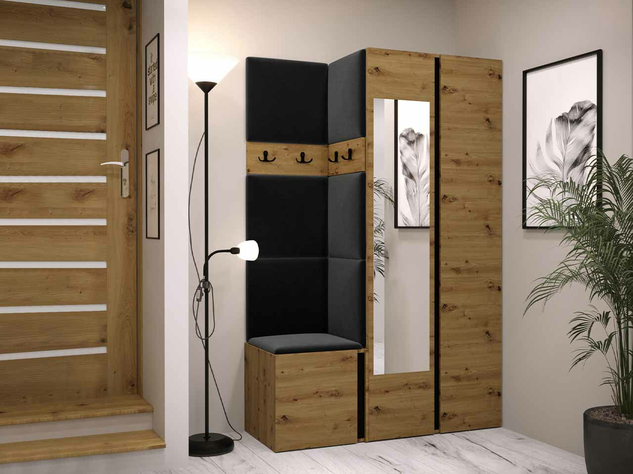 Prieškambario komplektas ST8092 su pažeista pakuote