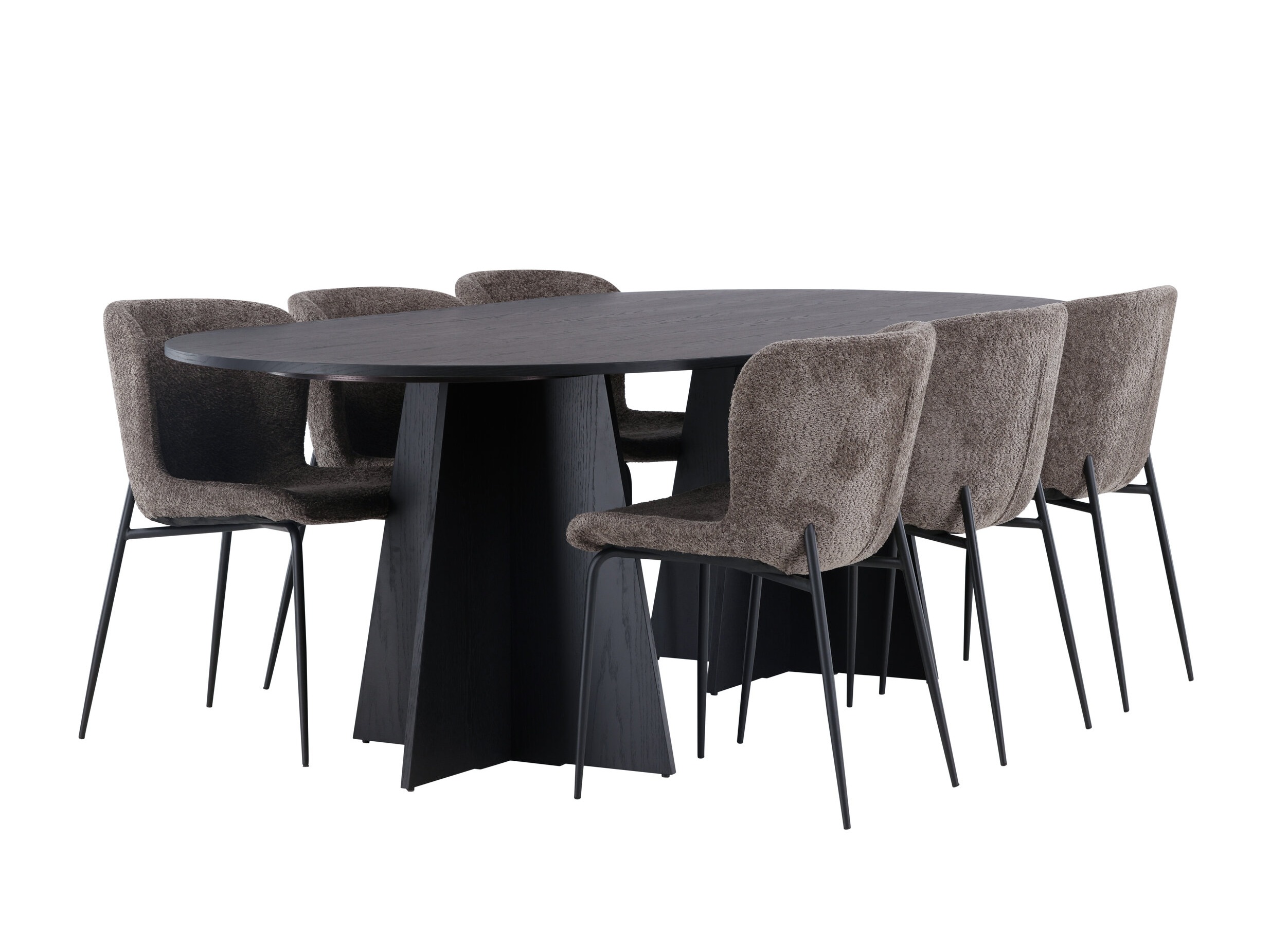 Valgomojo komplektas Dallas 5052 (Ruda)