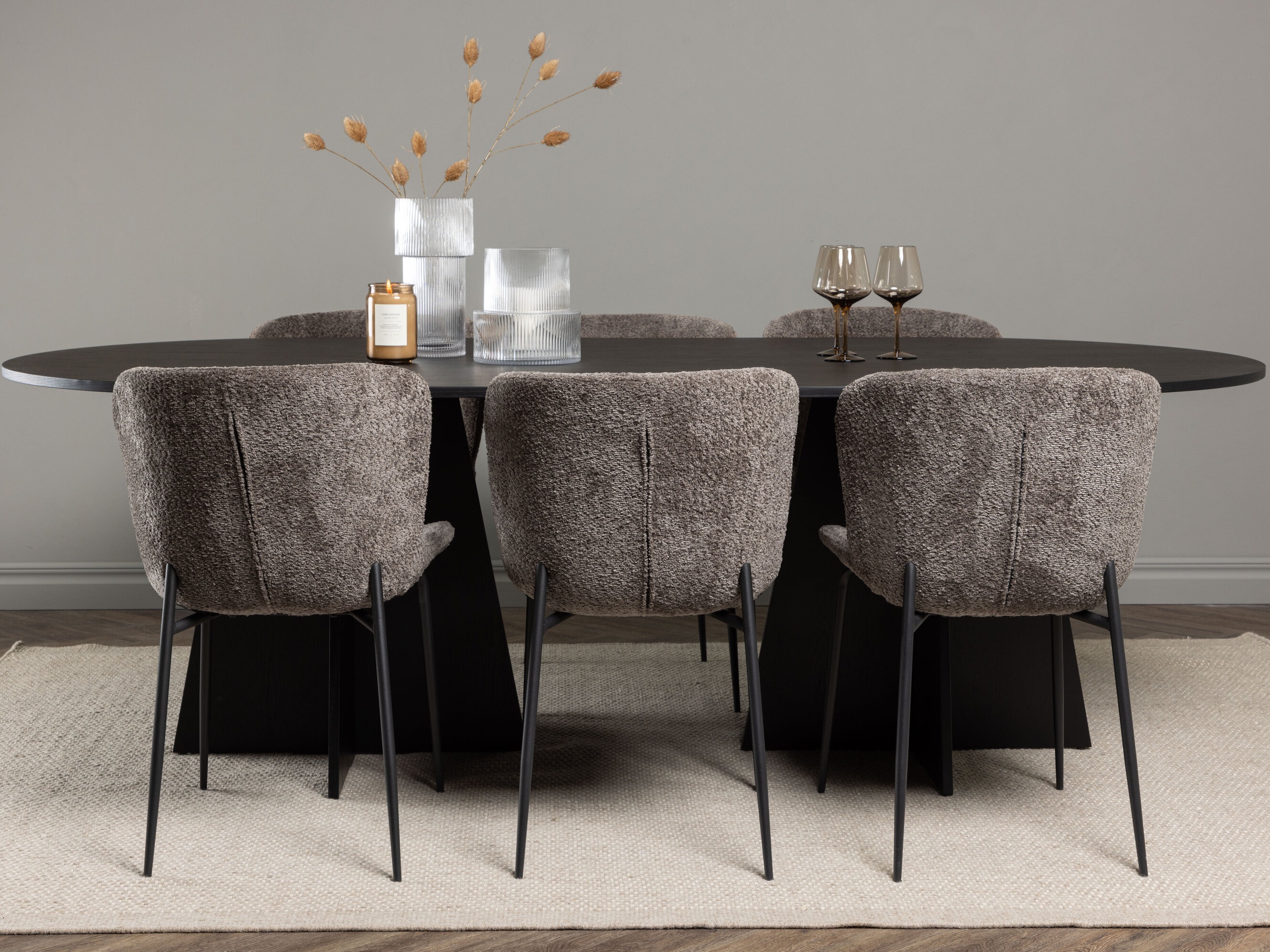 Valgomojo komplektas Dallas 5052 (Ruda)