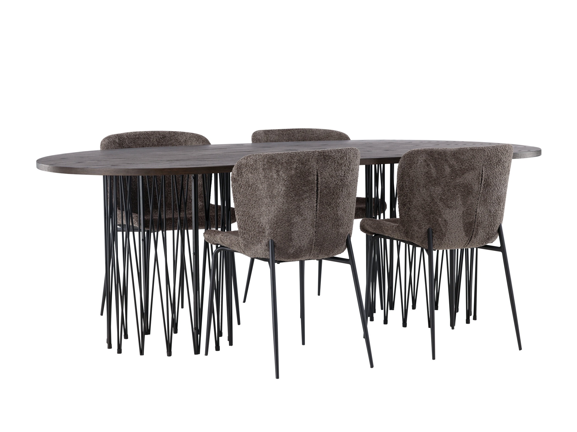 Valgomojo komplektas Dallas 5065 (Ruda)